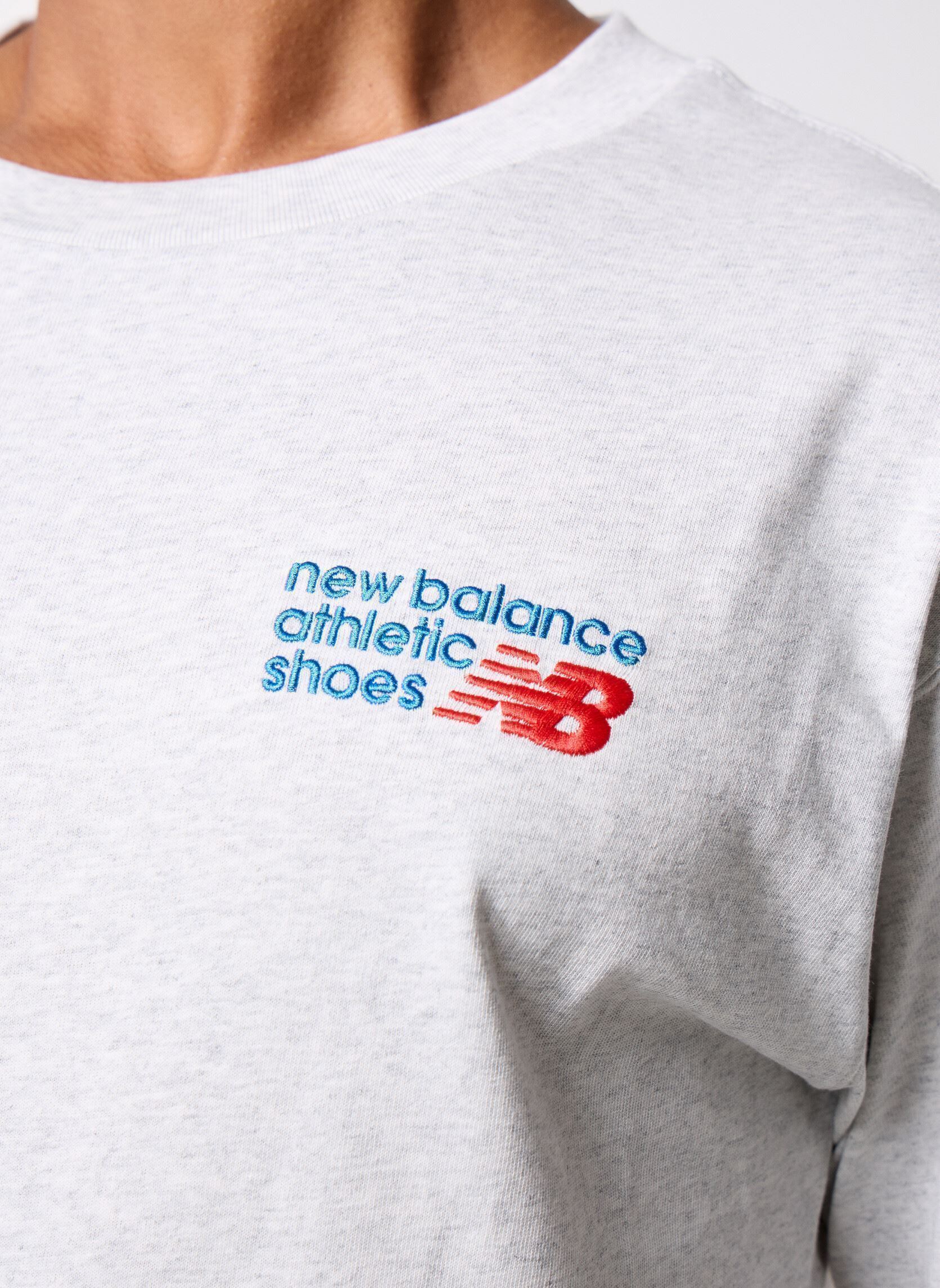 Tee-shirts manches courtes Athletics Premium Logo T-Shirt homme gris New Balance Tee-shirts manches courtes Athletics Premium Logo T-Shirt homme gris ASH HEATHER