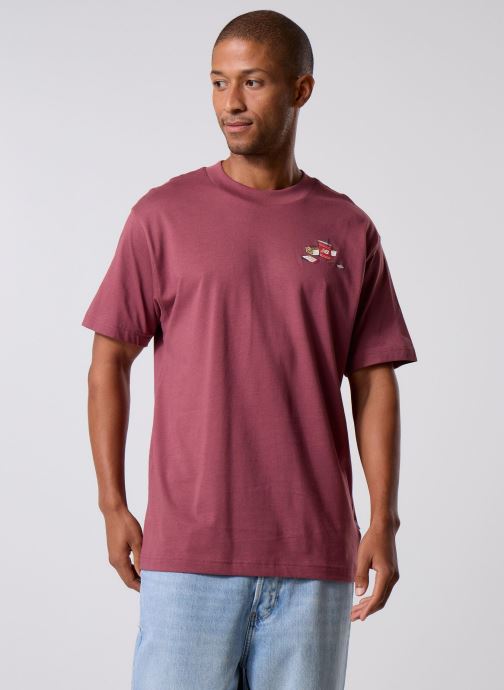 New Balance T-shirts met korte mouwen Spectator T-Shirt heren bordeaux