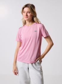 Kurzarm-T-Shirts Sport Essentials T-Shirt Women damen rosa New Balance Kurzarm-T-Shirts Sport Essentials T-Shirt Women damen rosa Pink Taffy