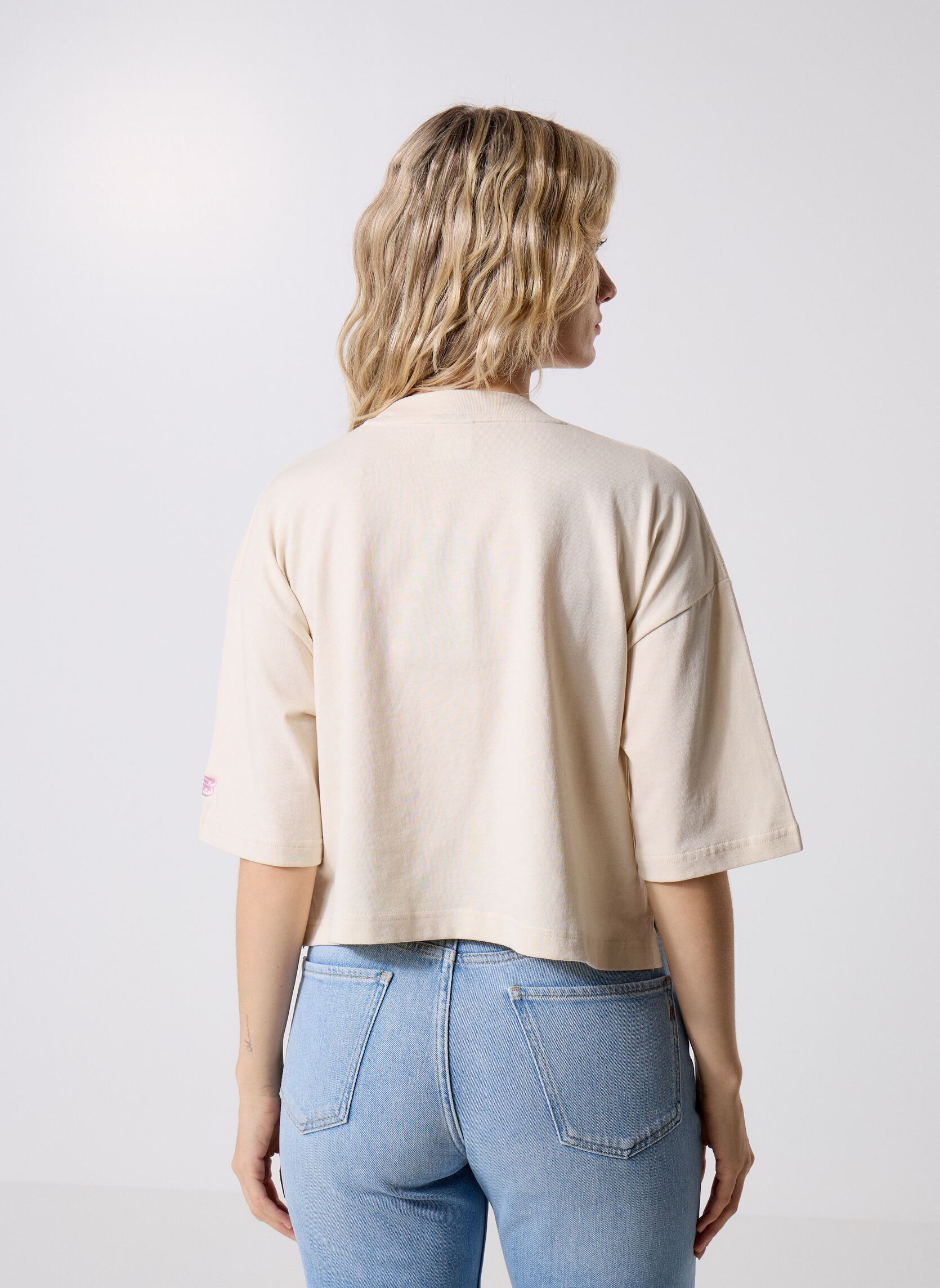 Tee-shirts manches courtes Athletics Gradient Shoes T-Shirt femme beige New Balance Tee-shirts manches courtes Athletics Gradient Shoes T-Shirt femme beige Linen
