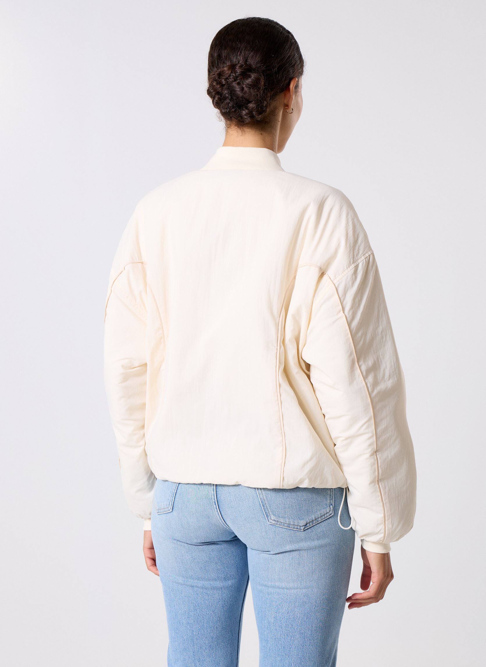 Blousons Linear Heritage Woven Bomber Jacket femme blanc New Balance Blousons Linear Heritage Woven Bomber Jacket femme blanc Permafrost