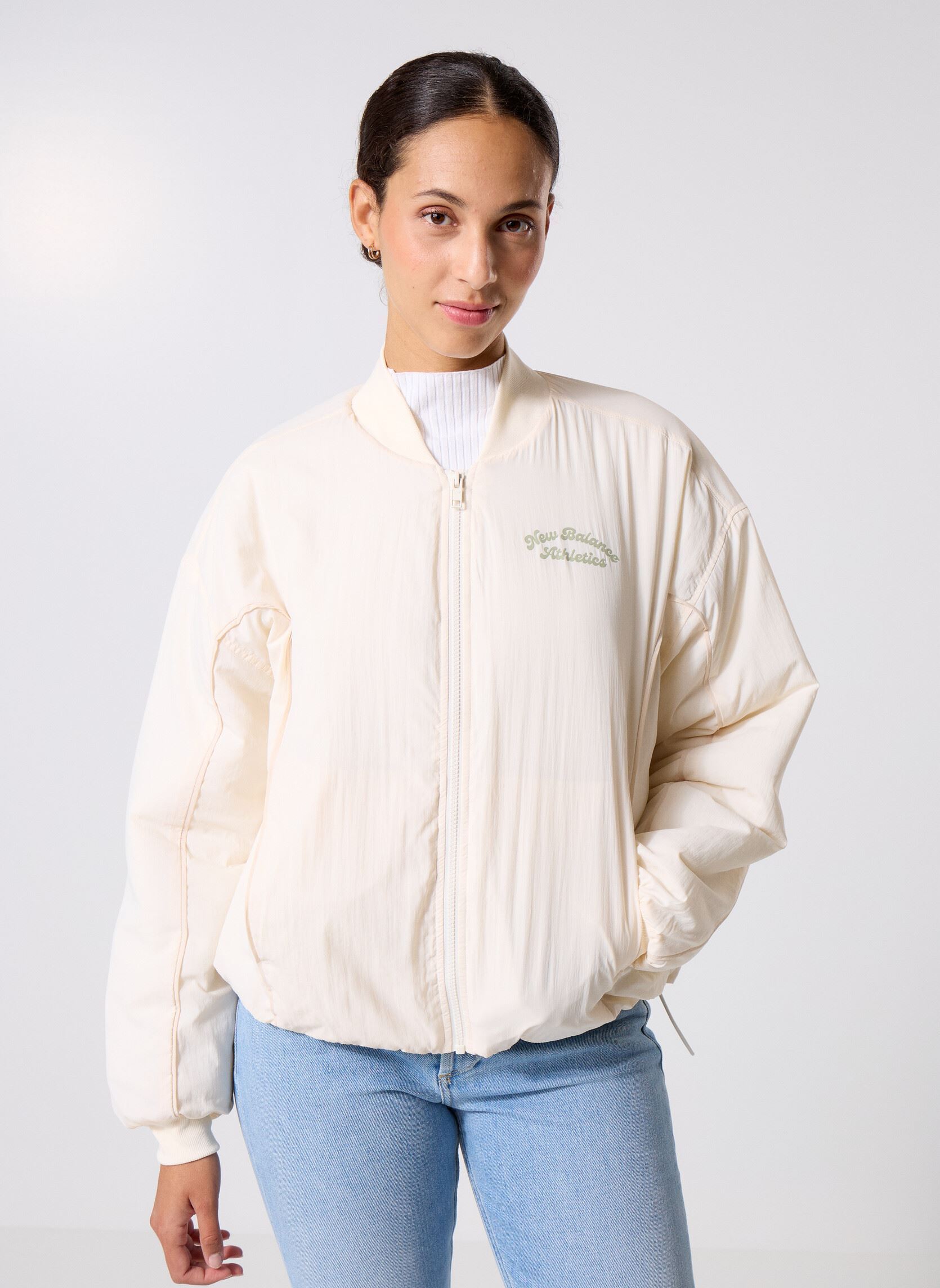 Vêtements New Balance Linear Heritage Woven Bomber Jacket pour Accessoires