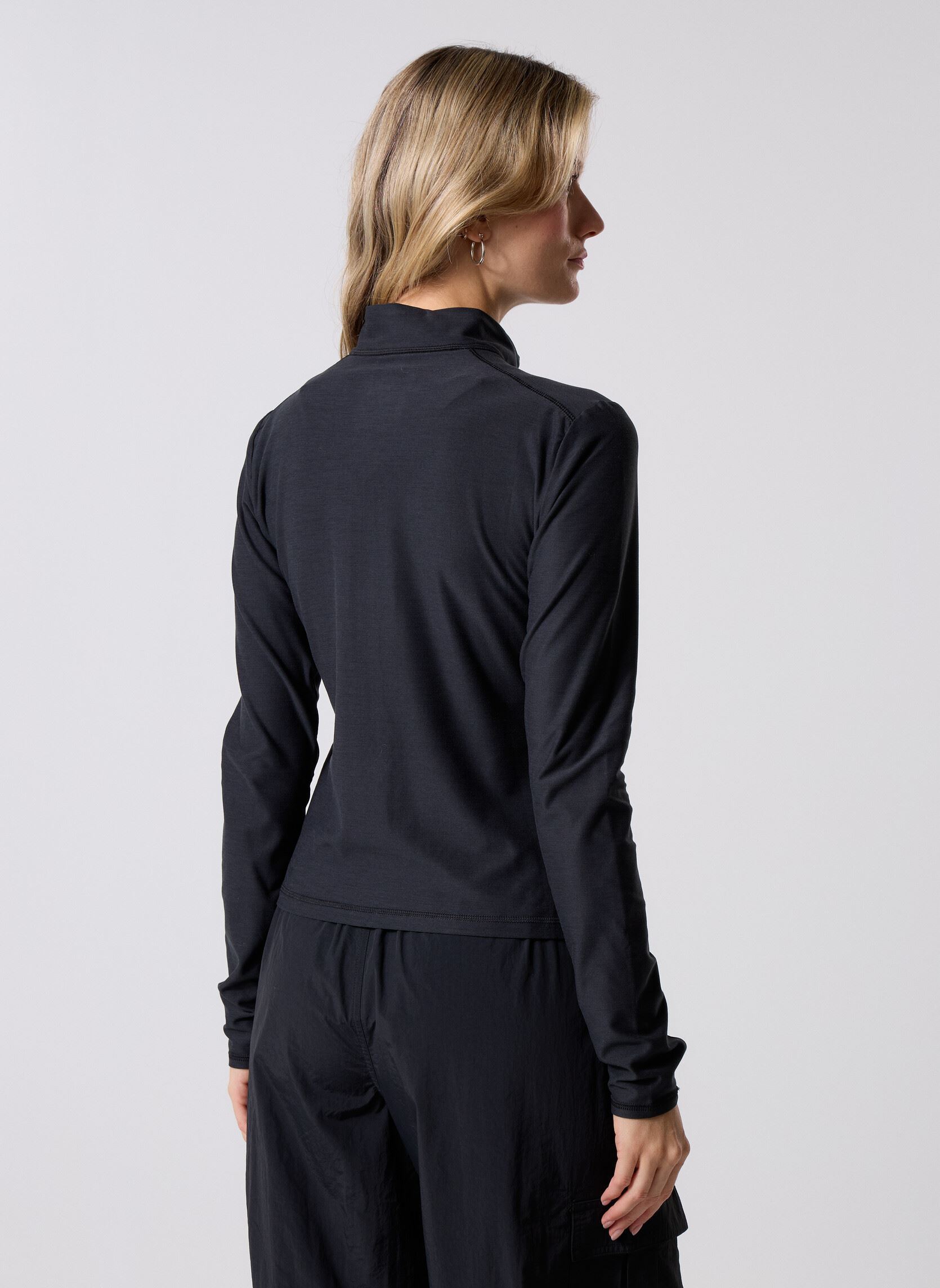 Trainingsvest Space Dye Full Zip dames zwart New Balance Trainingsvest Space Dye Full Zip dames zwart Black Heather