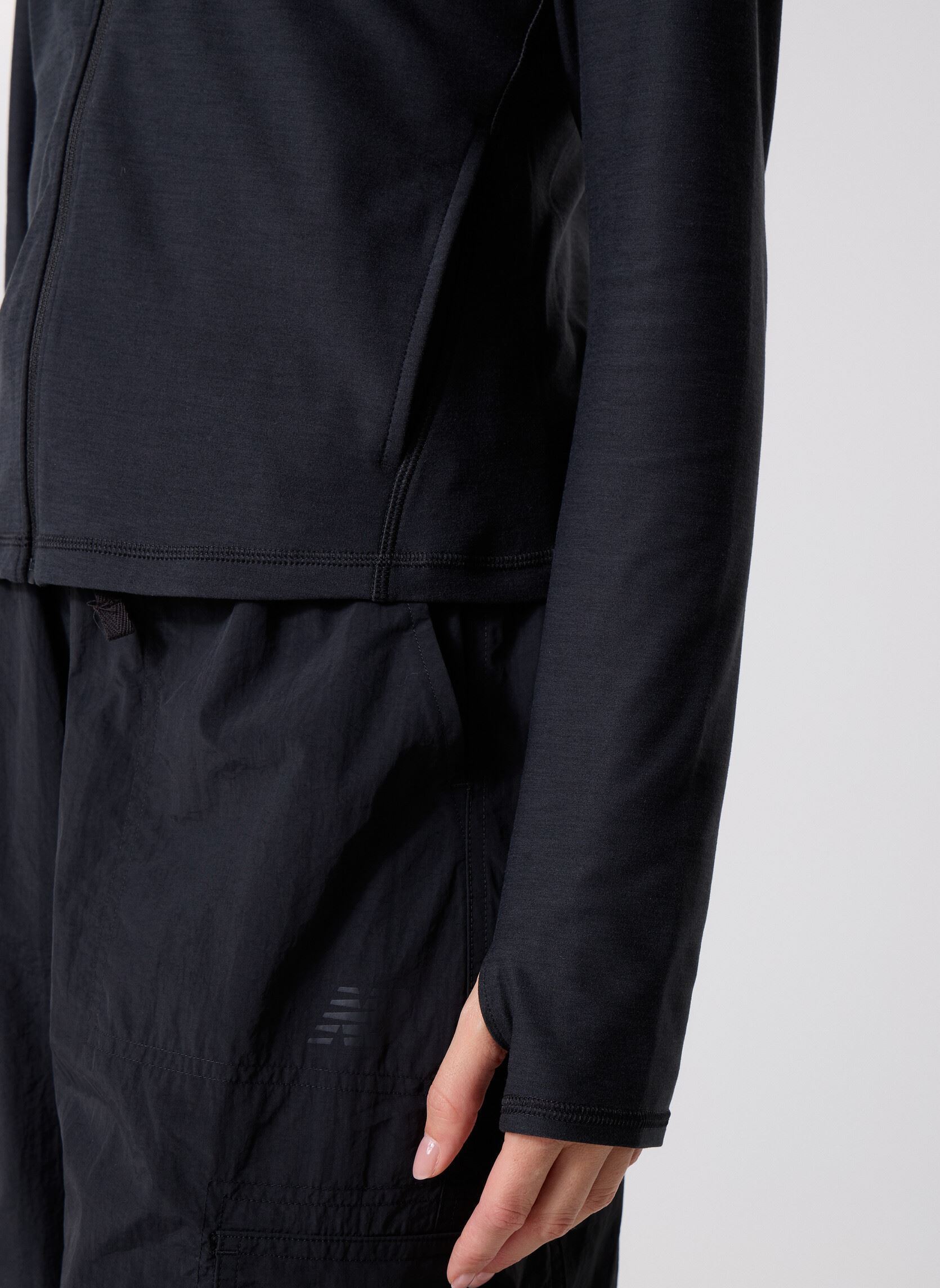 Trainingsvest Space Dye Full Zip dames zwart New Balance Trainingsvest Space Dye Full Zip dames zwart Black Heather