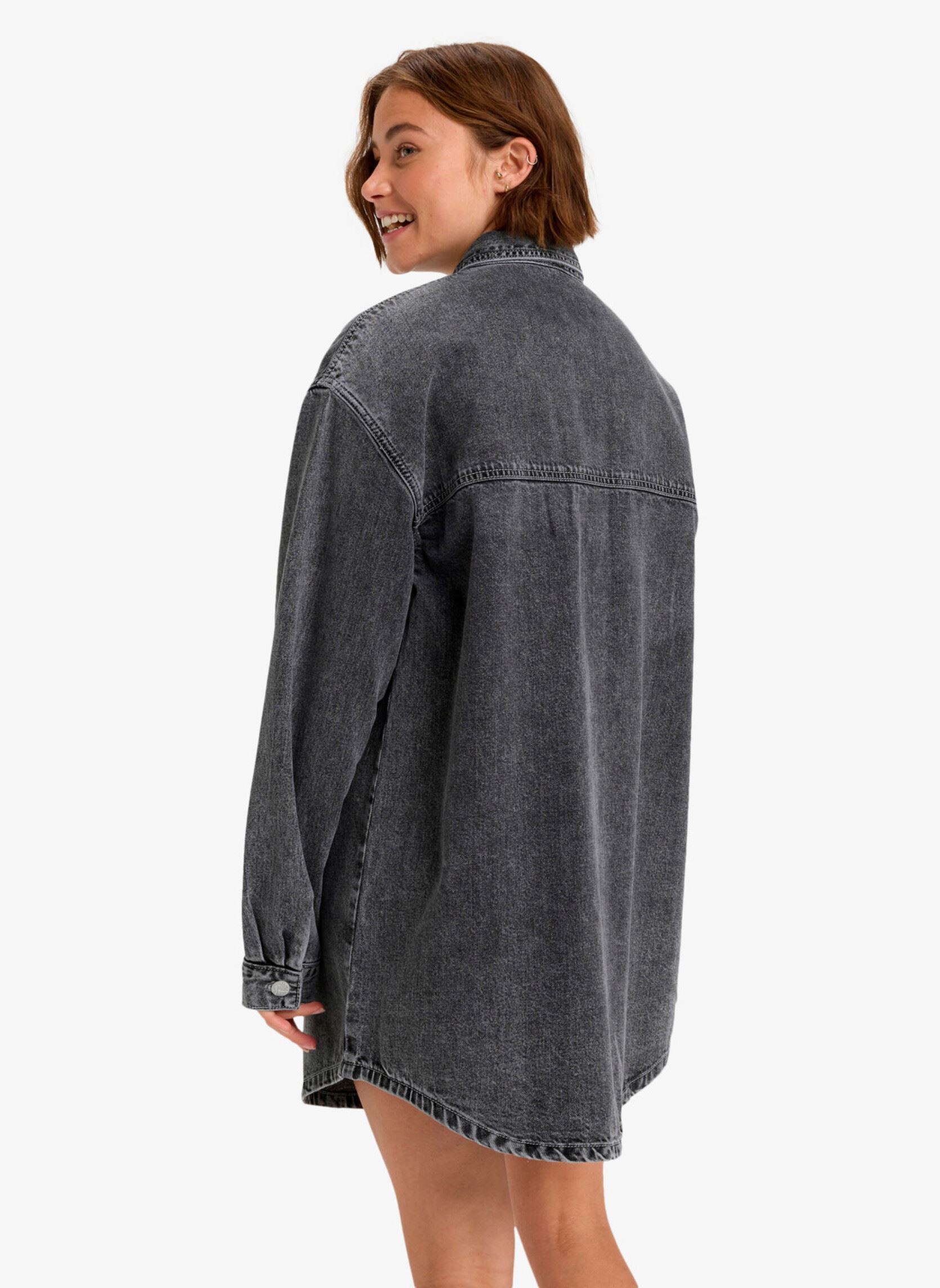 Overhemdjurken Tidal Moon dames grijs Roxy Overhemdjurken Tidal Moon dames grijs MID GREY