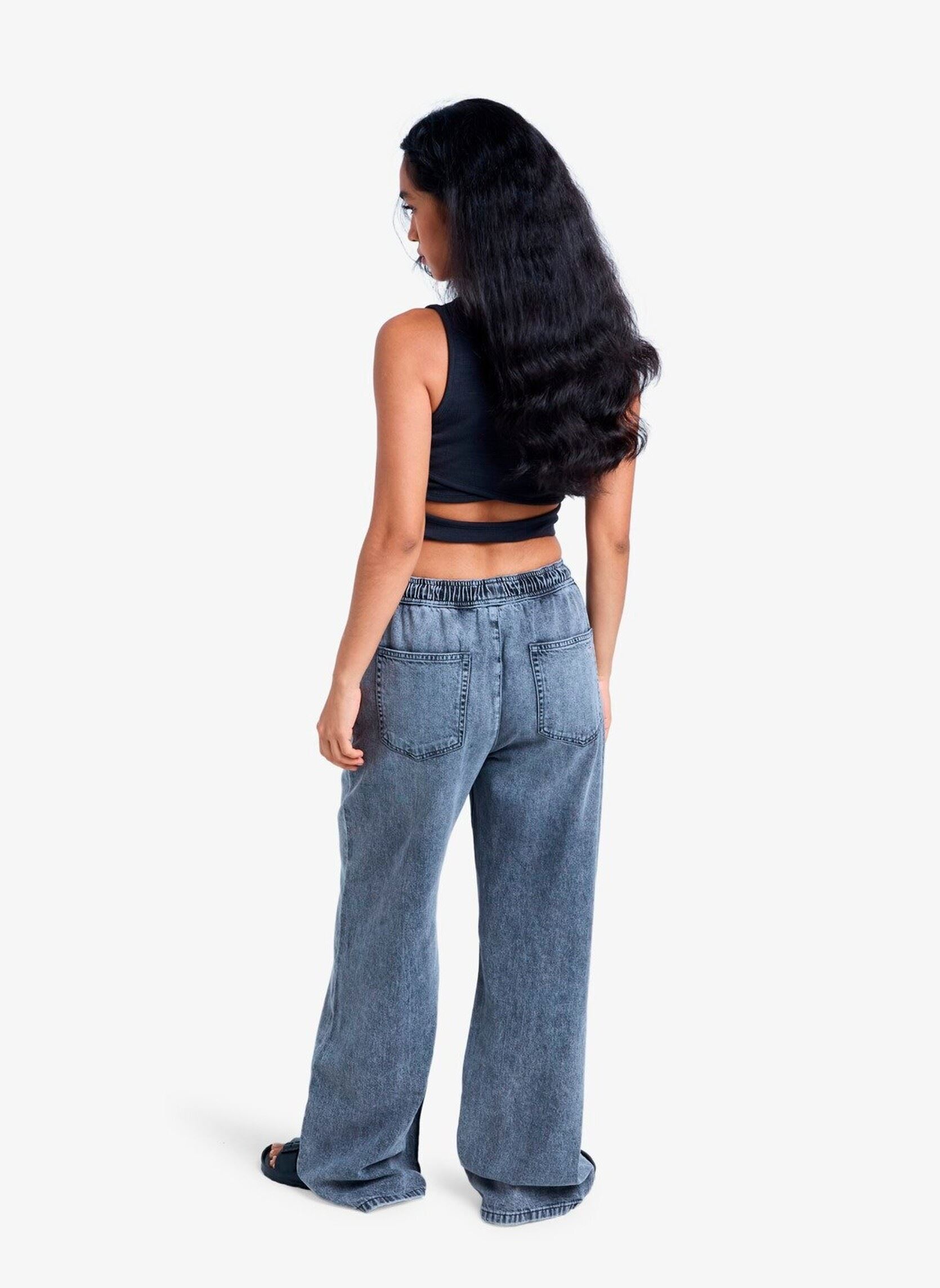 Jeans larghi Stunning View Mid Grey donna grigio Roxy Jeans larghi Stunning View Mid Grey donna grigio MID GREY