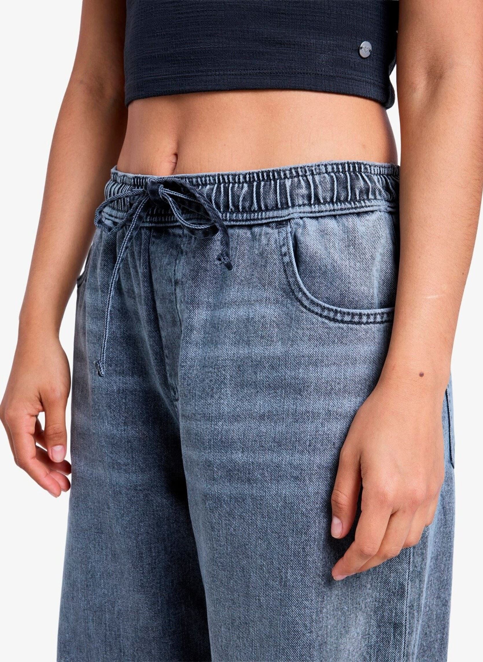 Jeans larghi Stunning View Mid Grey donna grigio Roxy Jeans larghi Stunning View Mid Grey donna grigio MID GREY