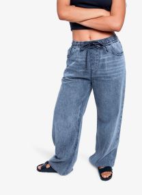 Jeans larghi Stunning View Mid Grey donna grigio