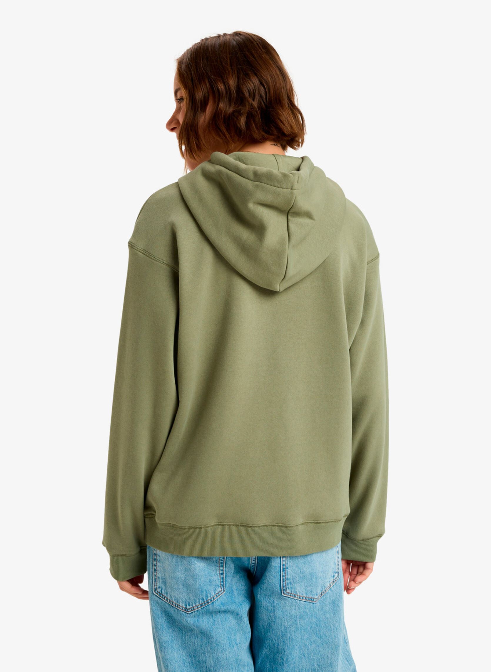 Sweats à capuche Surf Stoked Hoodie Brushed Art femme vert Roxy Sweats à capuche Surf Stoked Hoodie Brushed Art femme vert OIL GREEN