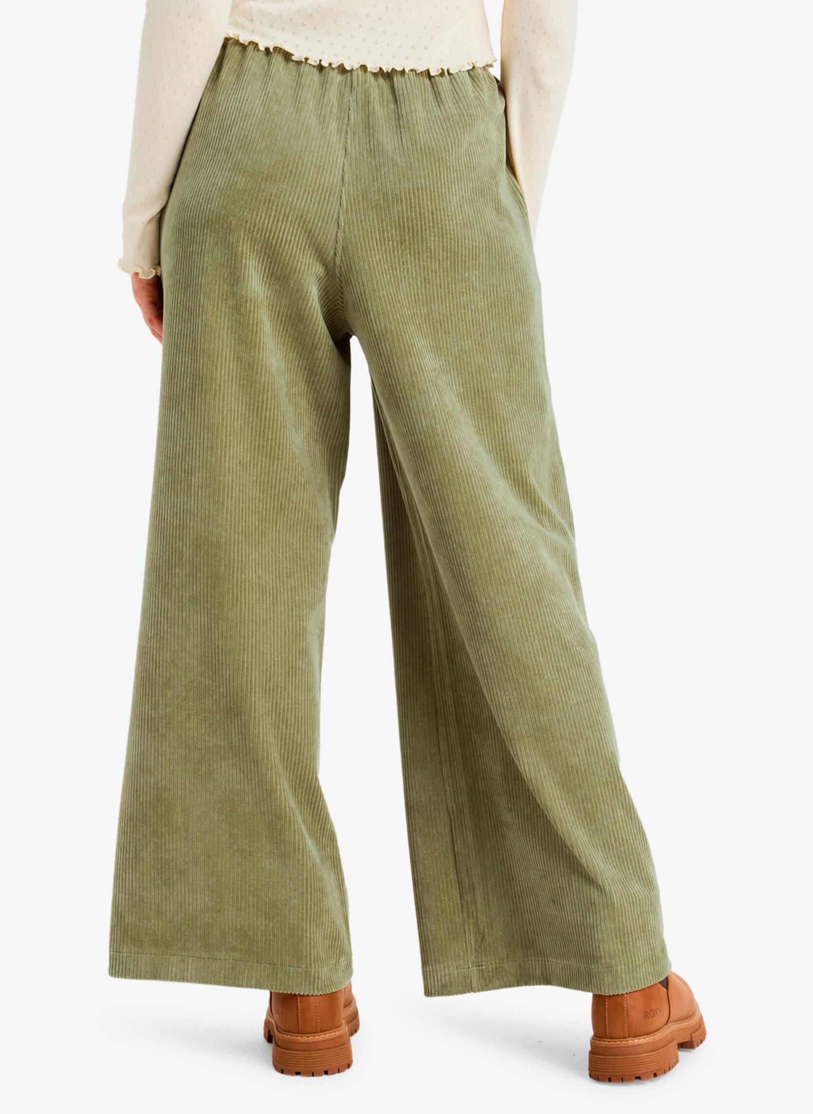 Pantalons larges Lekeitio Pant Knit femme vert Roxy Pantalons larges Lekeitio Pant Knit femme vert OIL GREEN