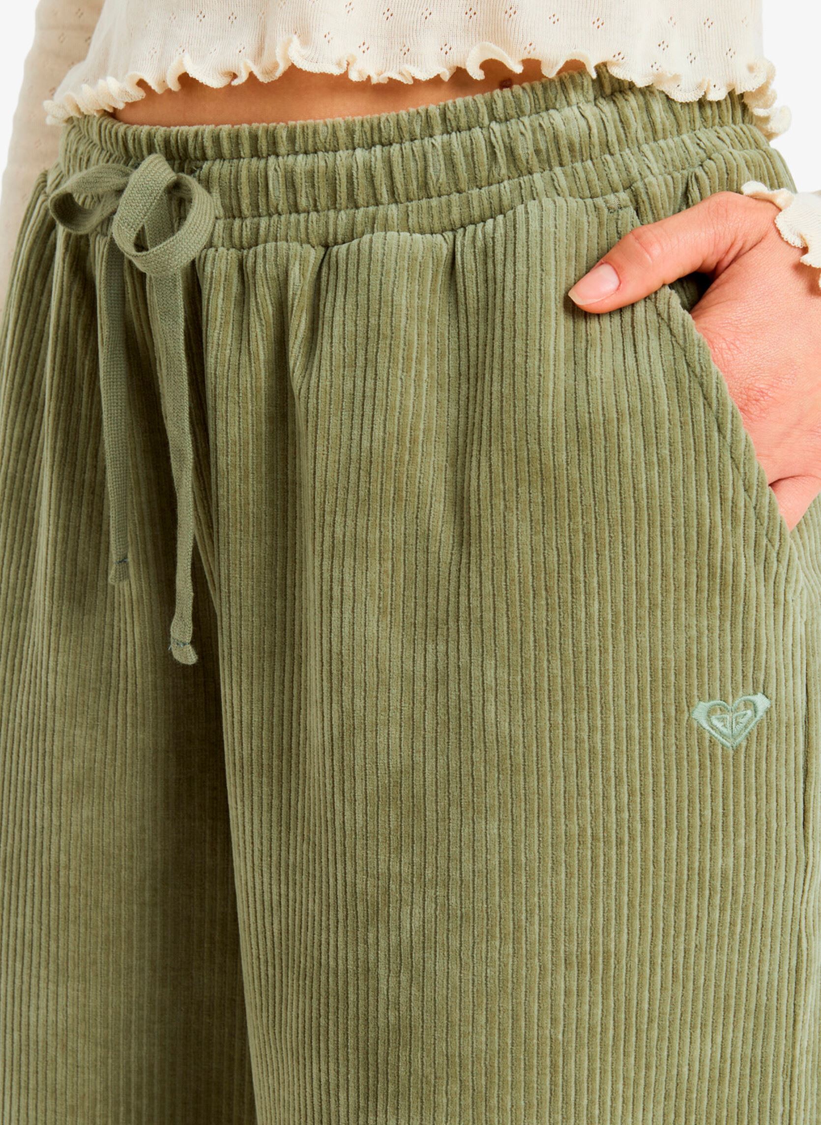 Pantalons larges Lekeitio Pant Knit femme vert Roxy Pantalons larges Lekeitio Pant Knit femme vert OIL GREEN
