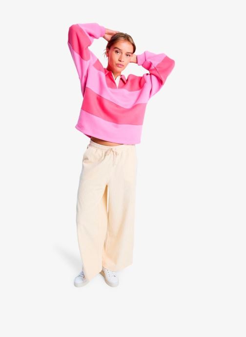 Roxy Pantalons larges Lekeitio Pant Knit femme blanc