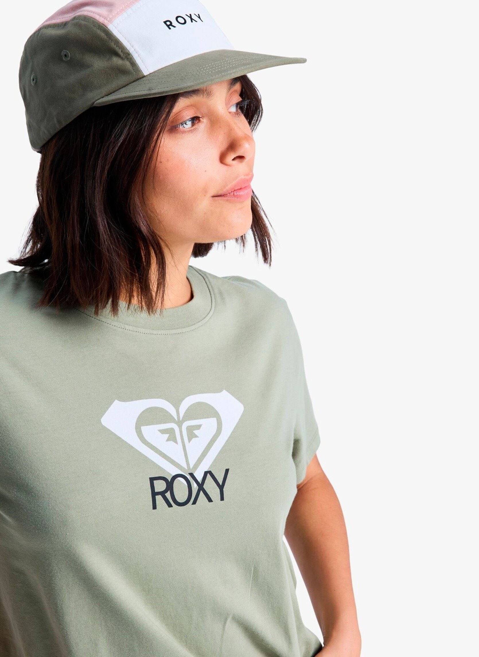 Tee-shirts manches courtes Ocean Road Art femme vert Roxy Tee-shirts manches courtes Ocean Road Art femme vert OIL GREEN