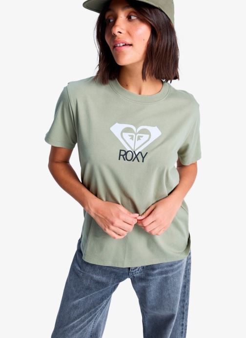 Roxy Tee-shirts manches courtes Ocean Road Art femme vert