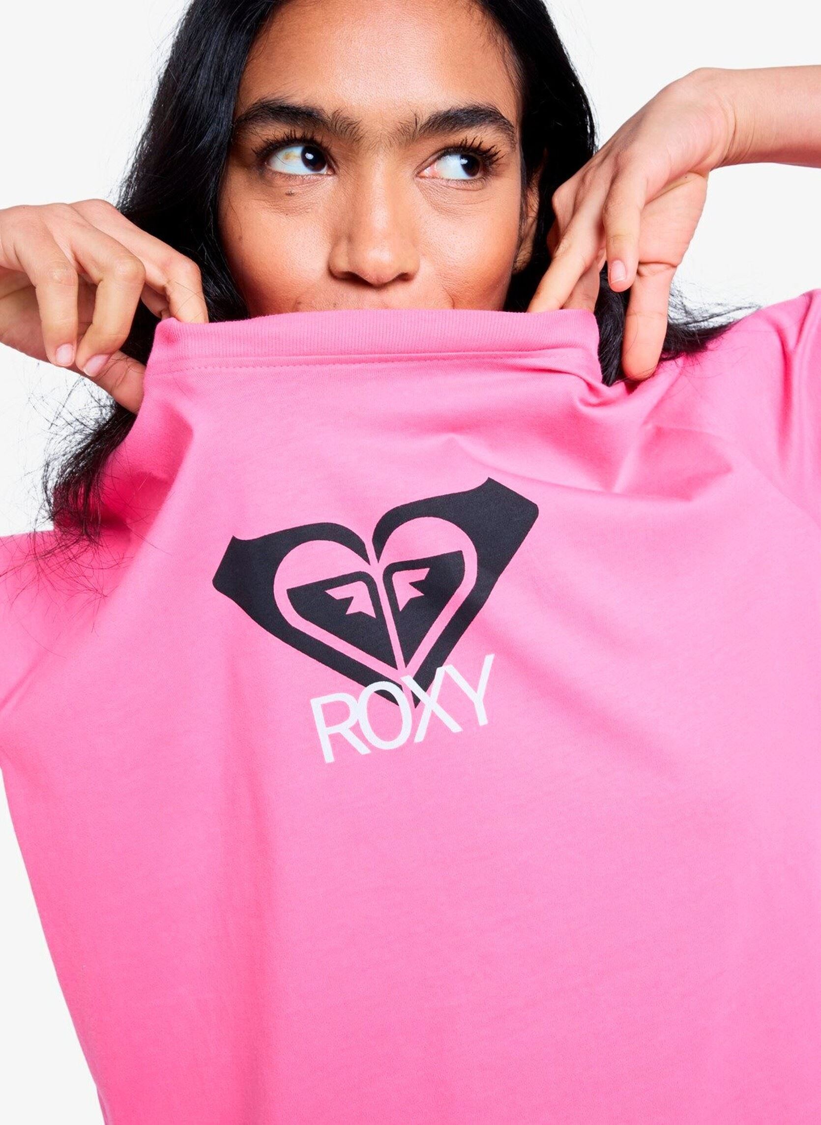 T-shirts met korte mouwen Ocean Road Art dames roze Roxy T-shirts met korte mouwen Ocean Road Art dames roze SANGRIA SUNSET