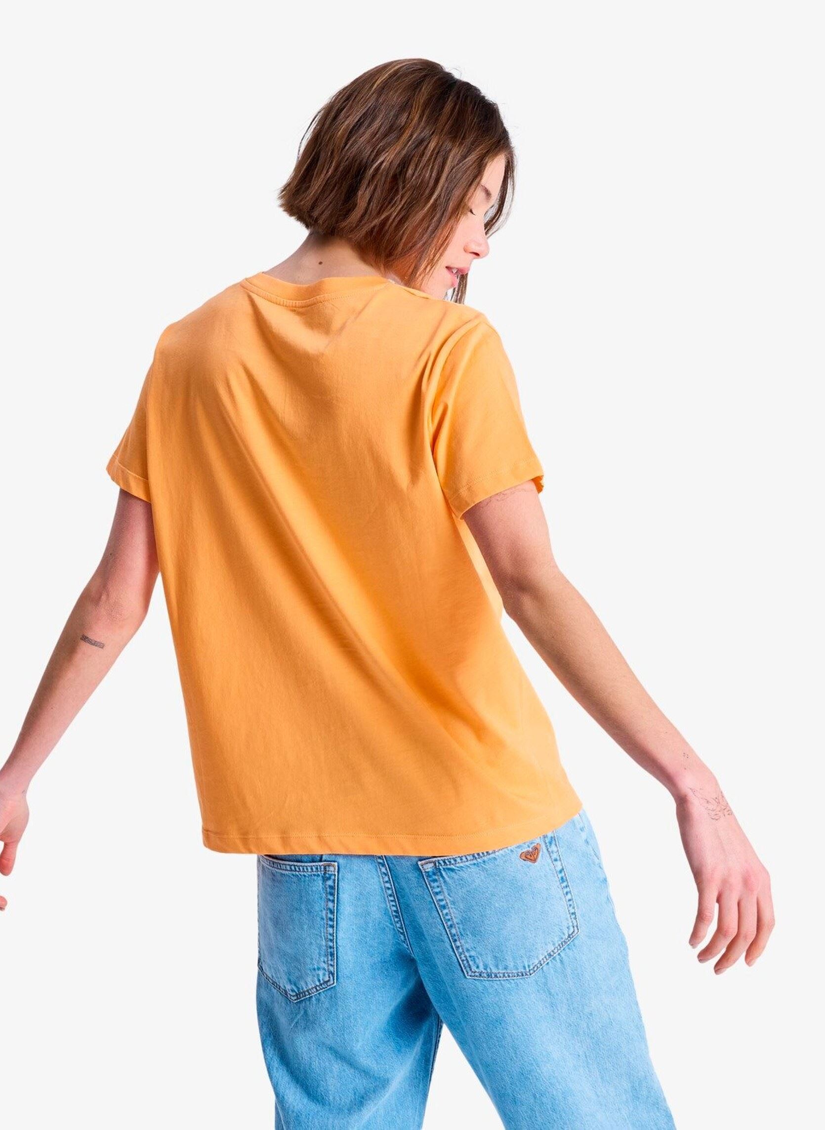 Kurzarm-T-Shirts Ocean Road Art damen orange Roxy Kurzarm-T-Shirts Ocean Road Art damen orange PAPAYA