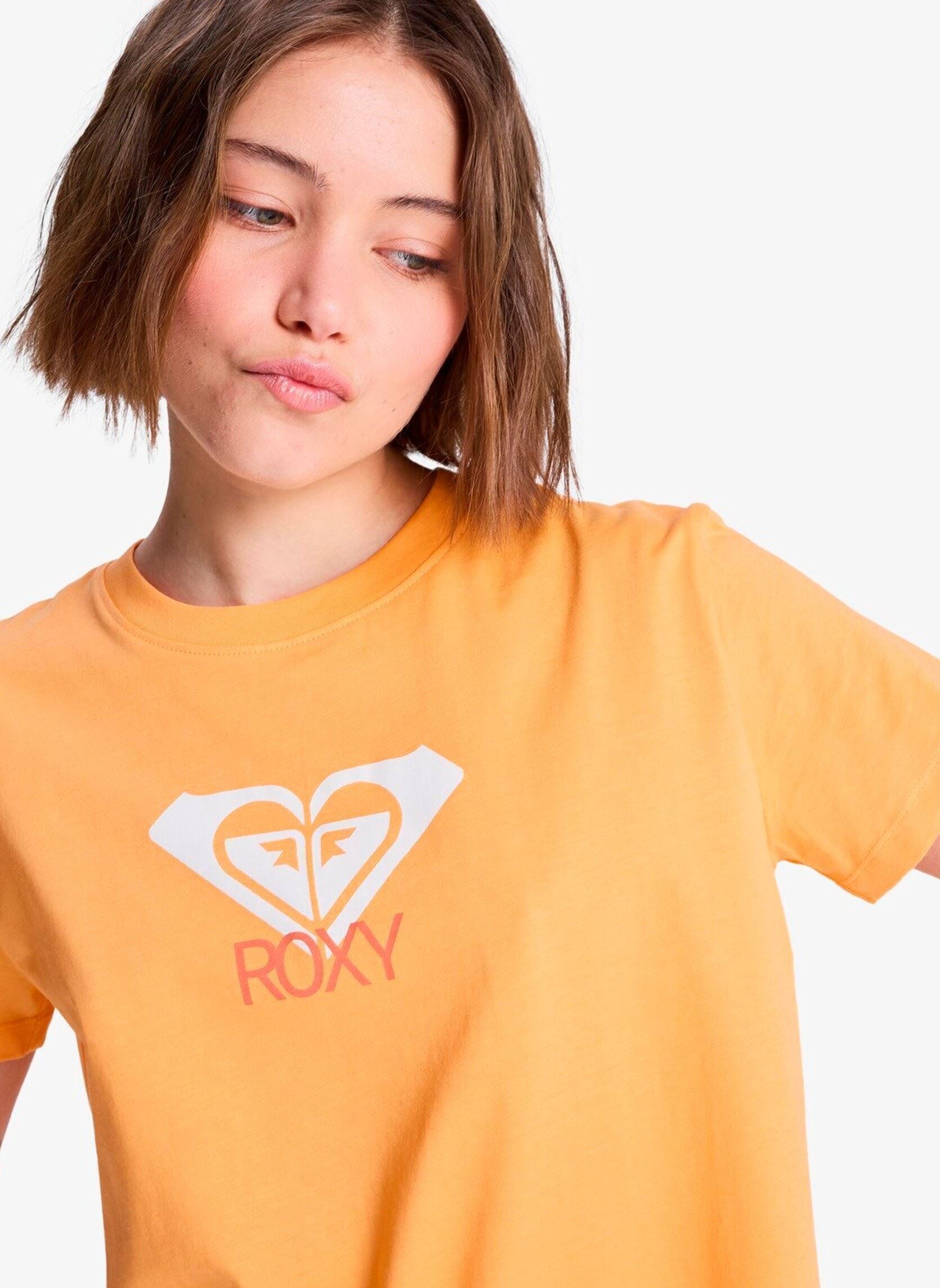 Kurzarm-T-Shirts Ocean Road Art damen orange Roxy Kurzarm-T-Shirts Ocean Road Art damen orange PAPAYA
