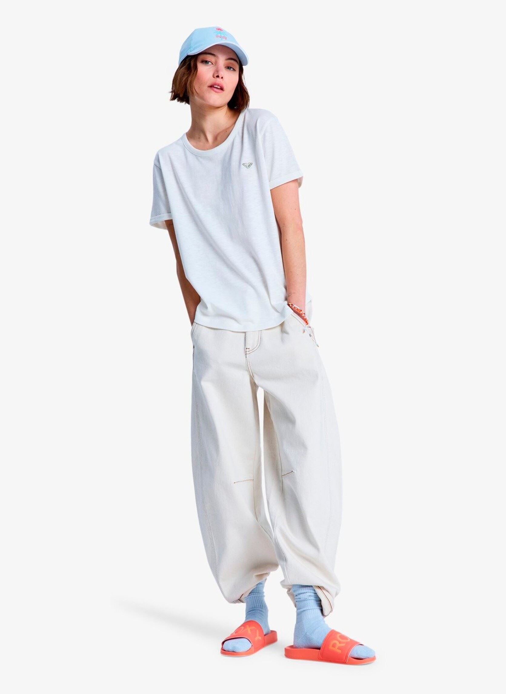 Tee-shirts manches courtes Oceanwave Regular Emby femme blanc Roxy Tee-shirts manches courtes Oceanwave Regular Emby femme blanc EGRET