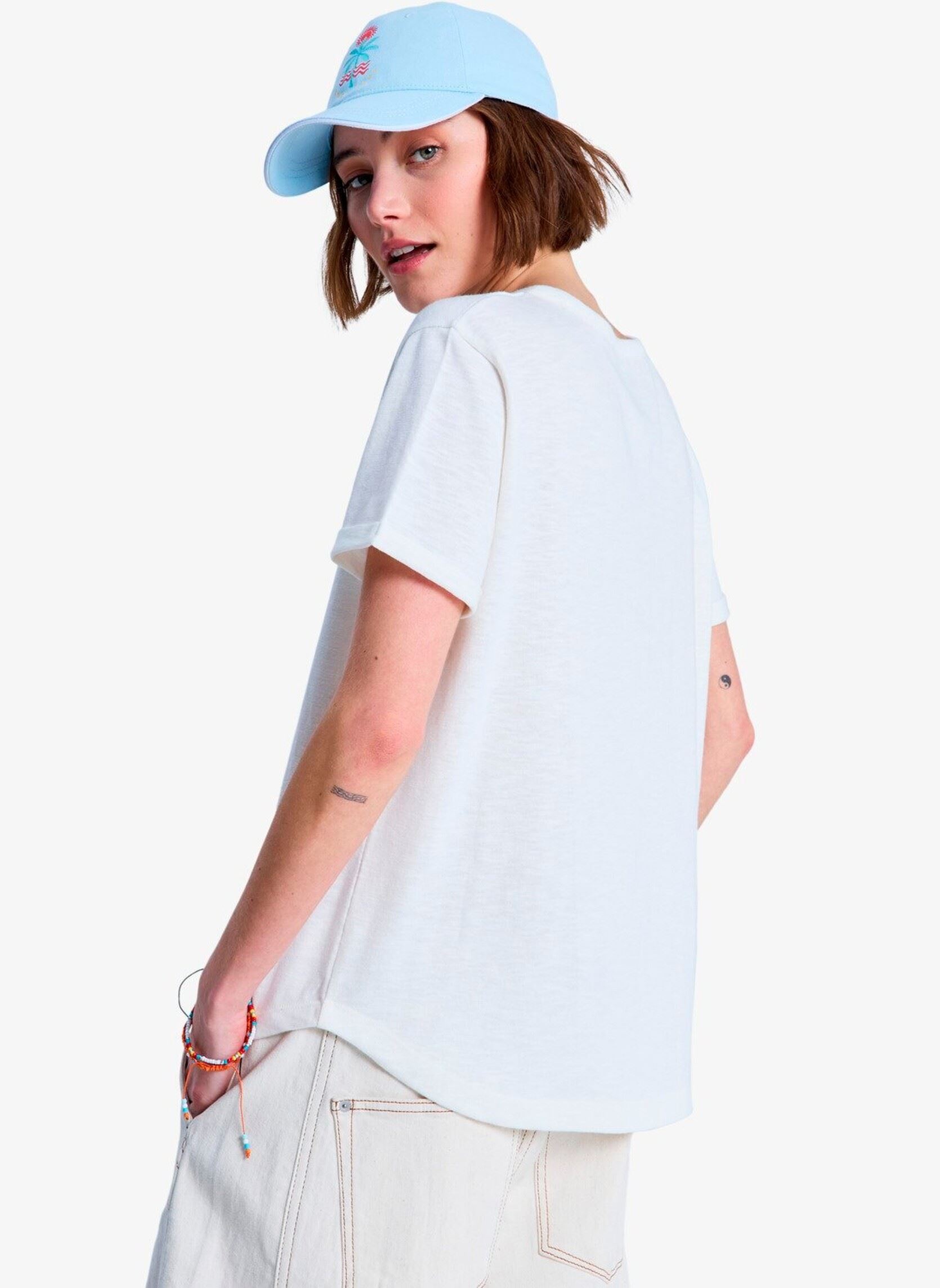 Tee-shirts manches courtes Oceanwave Regular Emby femme blanc Roxy Tee-shirts manches courtes Oceanwave Regular Emby femme blanc EGRET