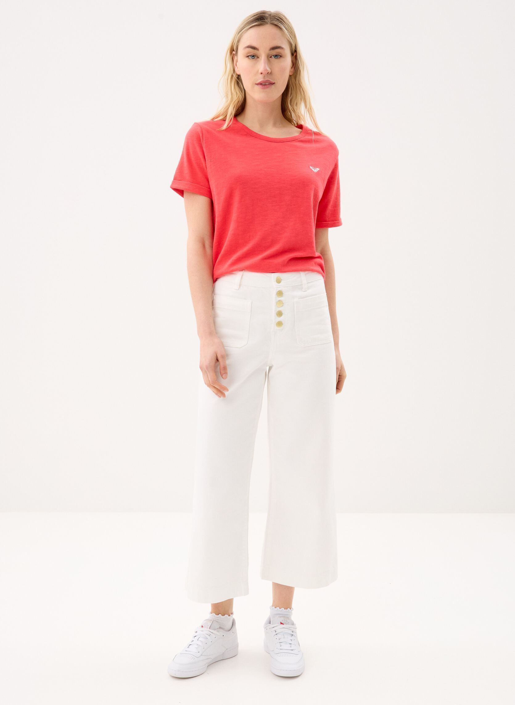 Tee-shirts manches courtes Oceanwave Regular Emby femme rouge Roxy Tee-shirts manches courtes Oceanwave Regular Emby femme rouge HIBISCUS