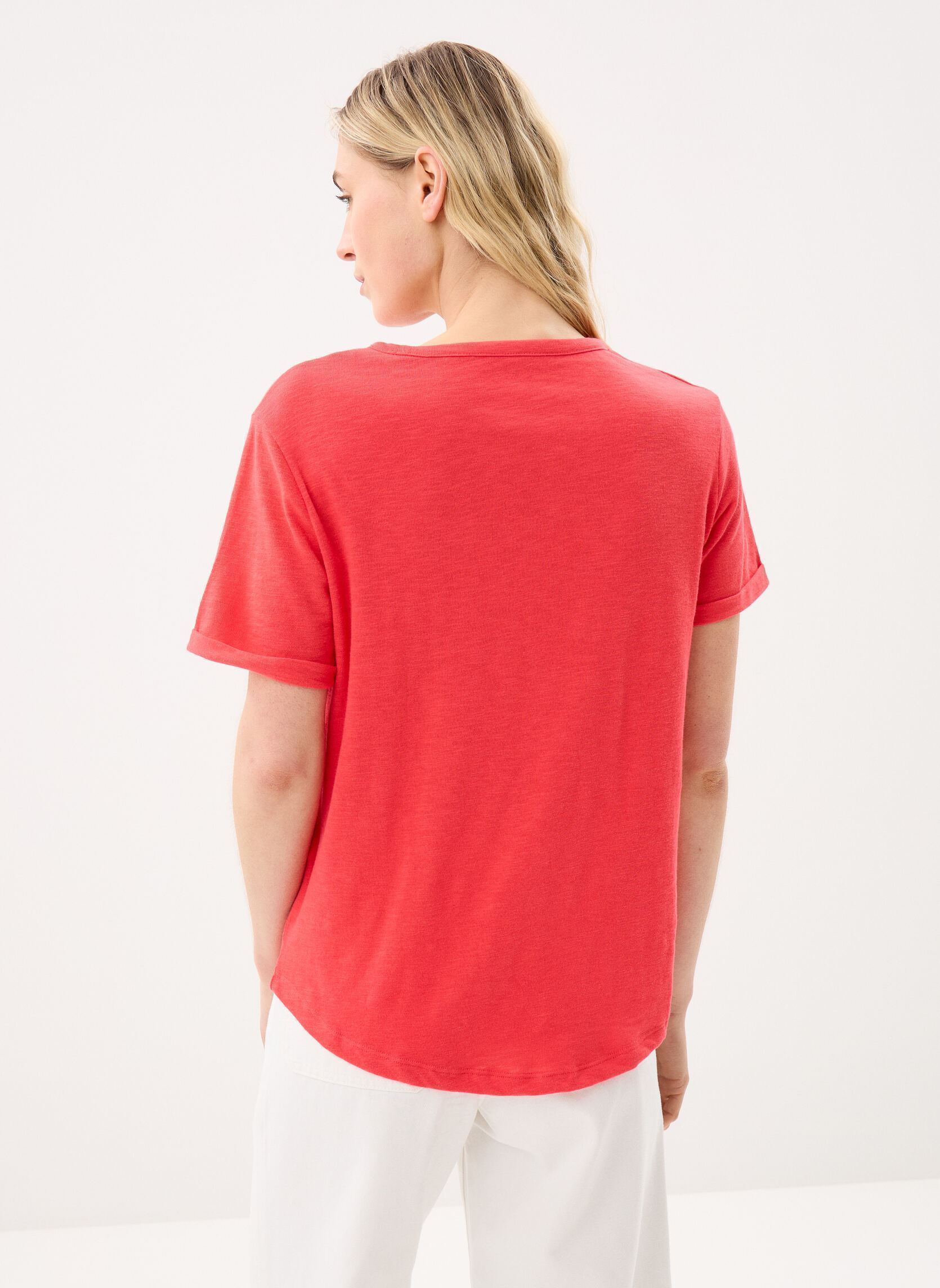 Tee-shirts manches courtes Oceanwave Regular Emby femme rouge Roxy Tee-shirts manches courtes Oceanwave Regular Emby femme rouge HIBISCUS