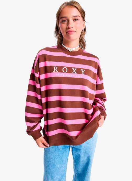 Roxy Sweater Strictly Stripes Oversized dames bruin