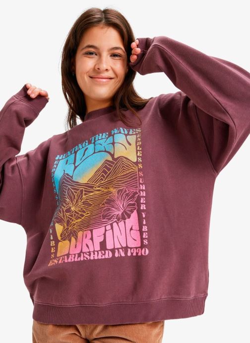 Roxy Sweatshirts Lineup Oversized Crew femme violet