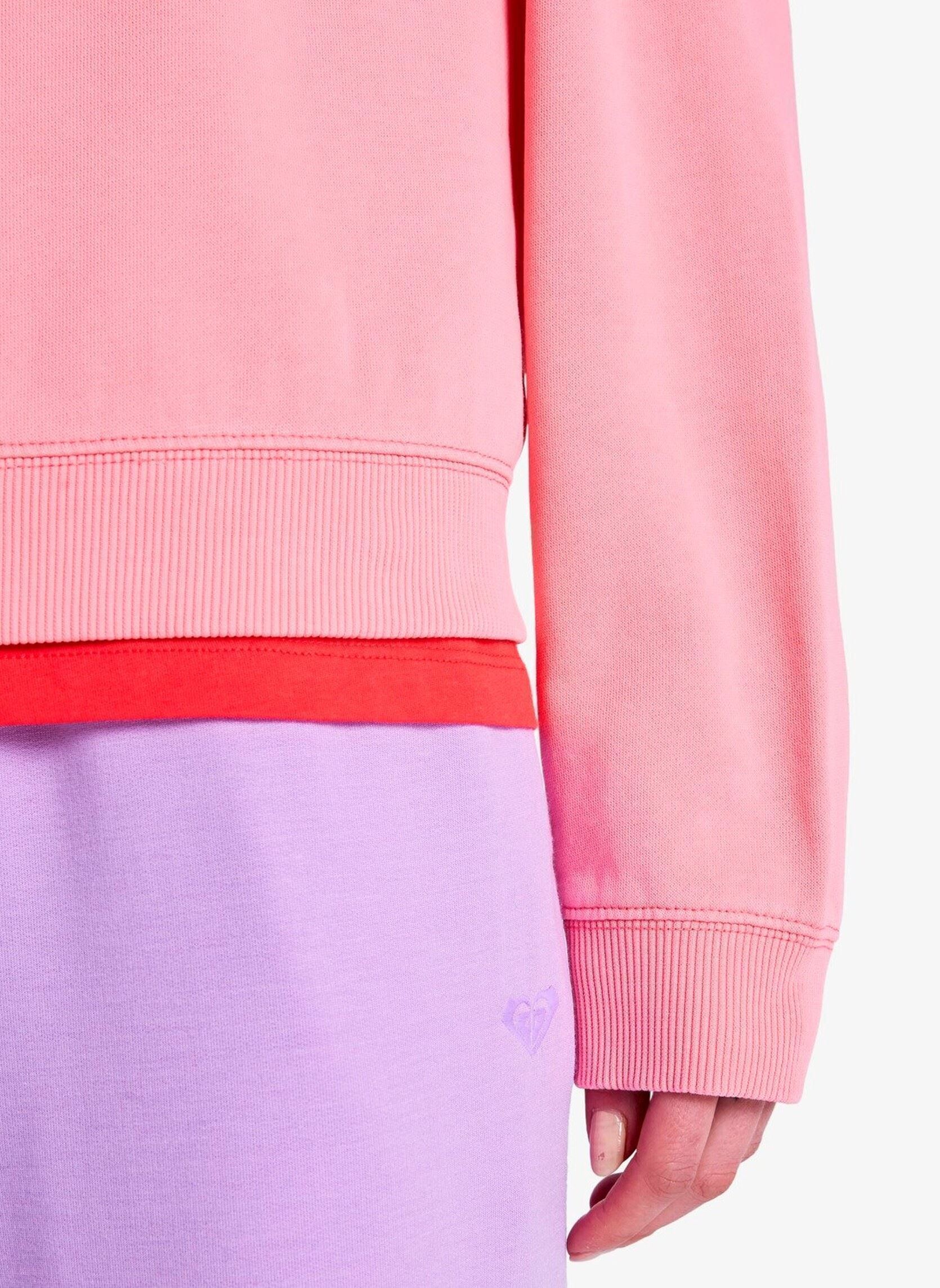 Sweater Lineup Oversized Crew dames roze Roxy Sweater Lineup Oversized Crew dames roze PLUMERIA