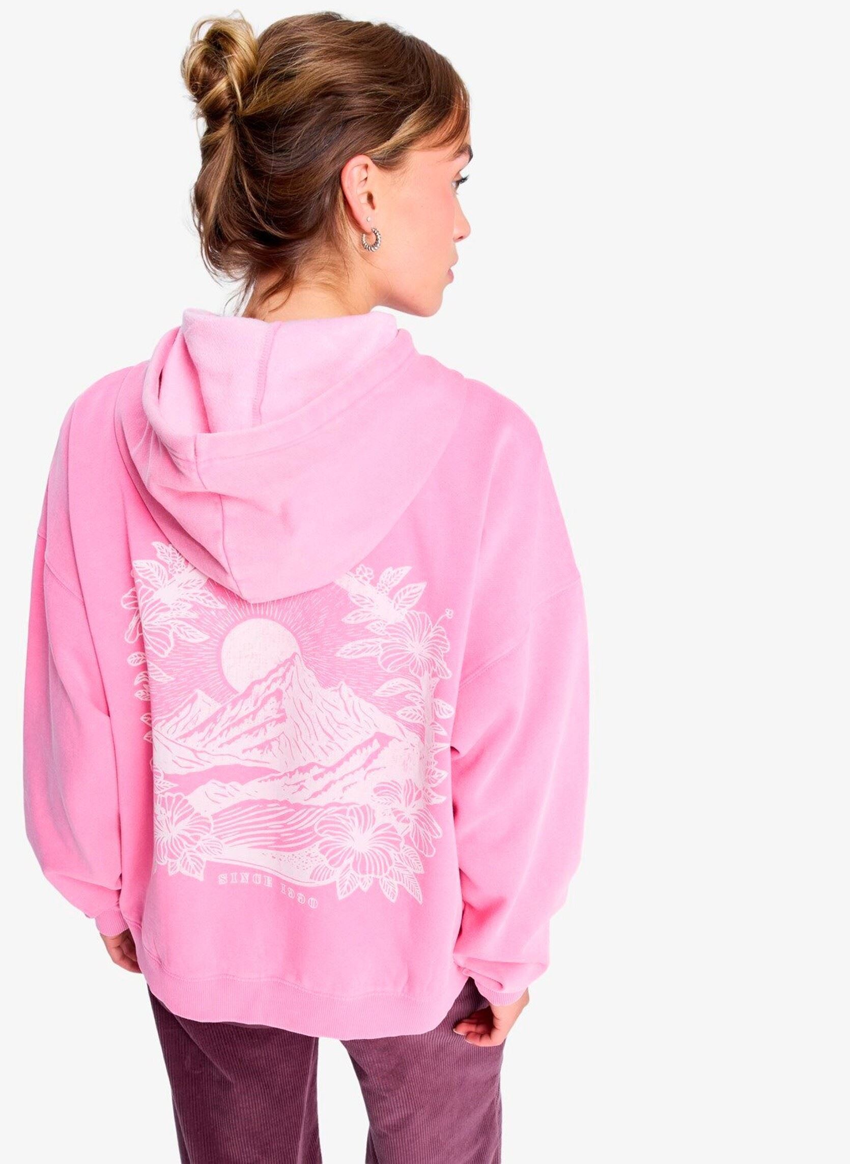 Sweats à capuche Lineup Oversized Hoodie femme rose Roxy Sweats à capuche Lineup Oversized Hoodie femme rose PINK COSMOS