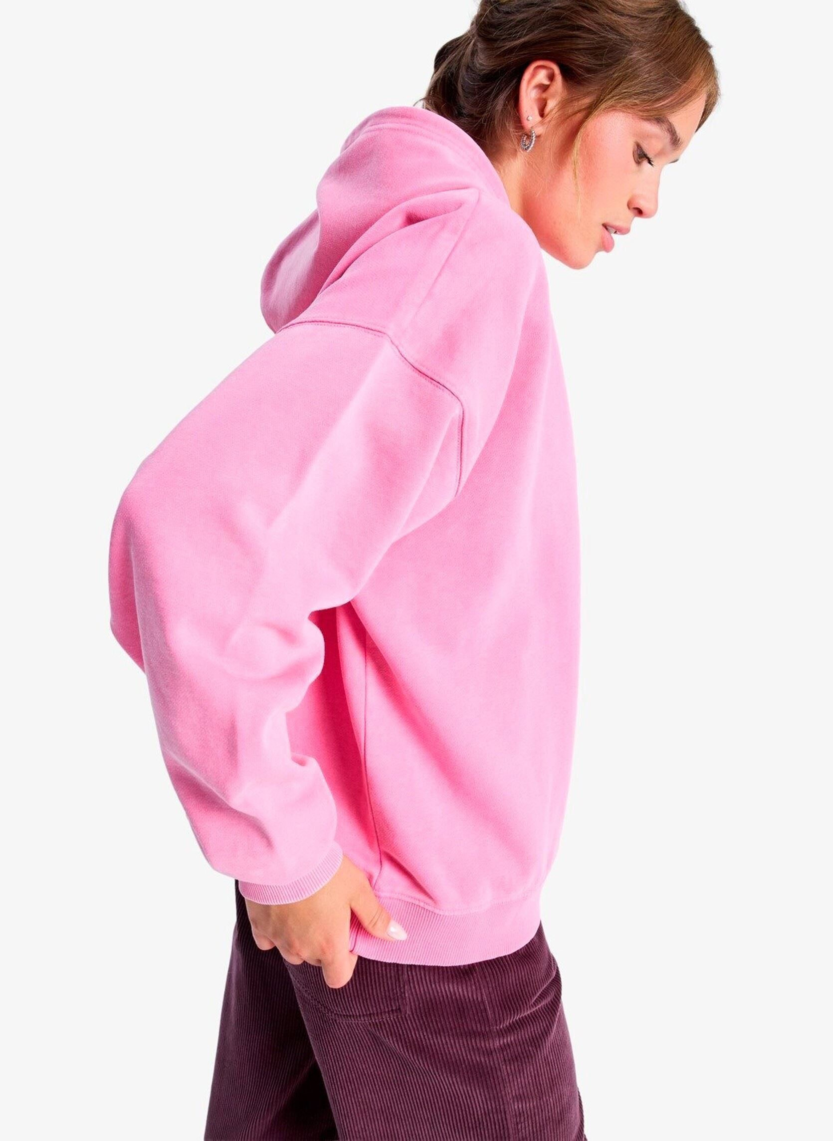 Sweat à capuche rose femme - Vêtements
