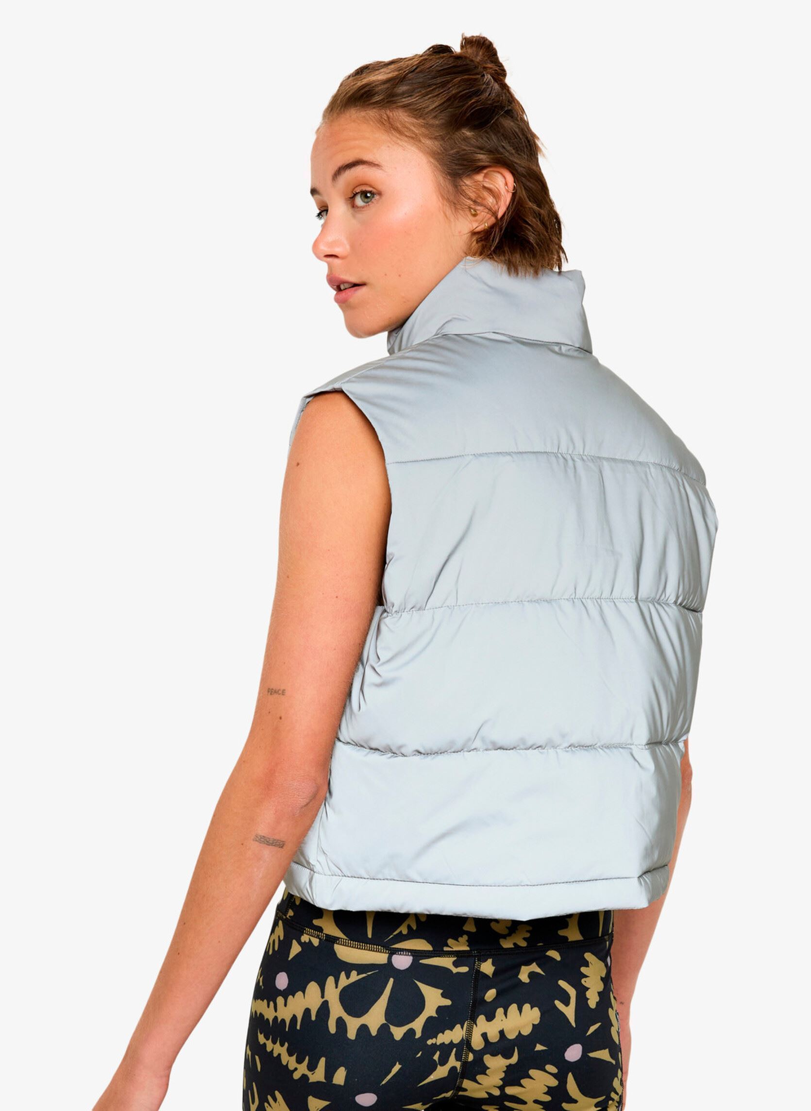 Doudounes sans manches Move Free Puffy Vest femme gris Roxy Doudounes sans manches Move Free Puffy Vest femme gris SILVER REFLECTIVE