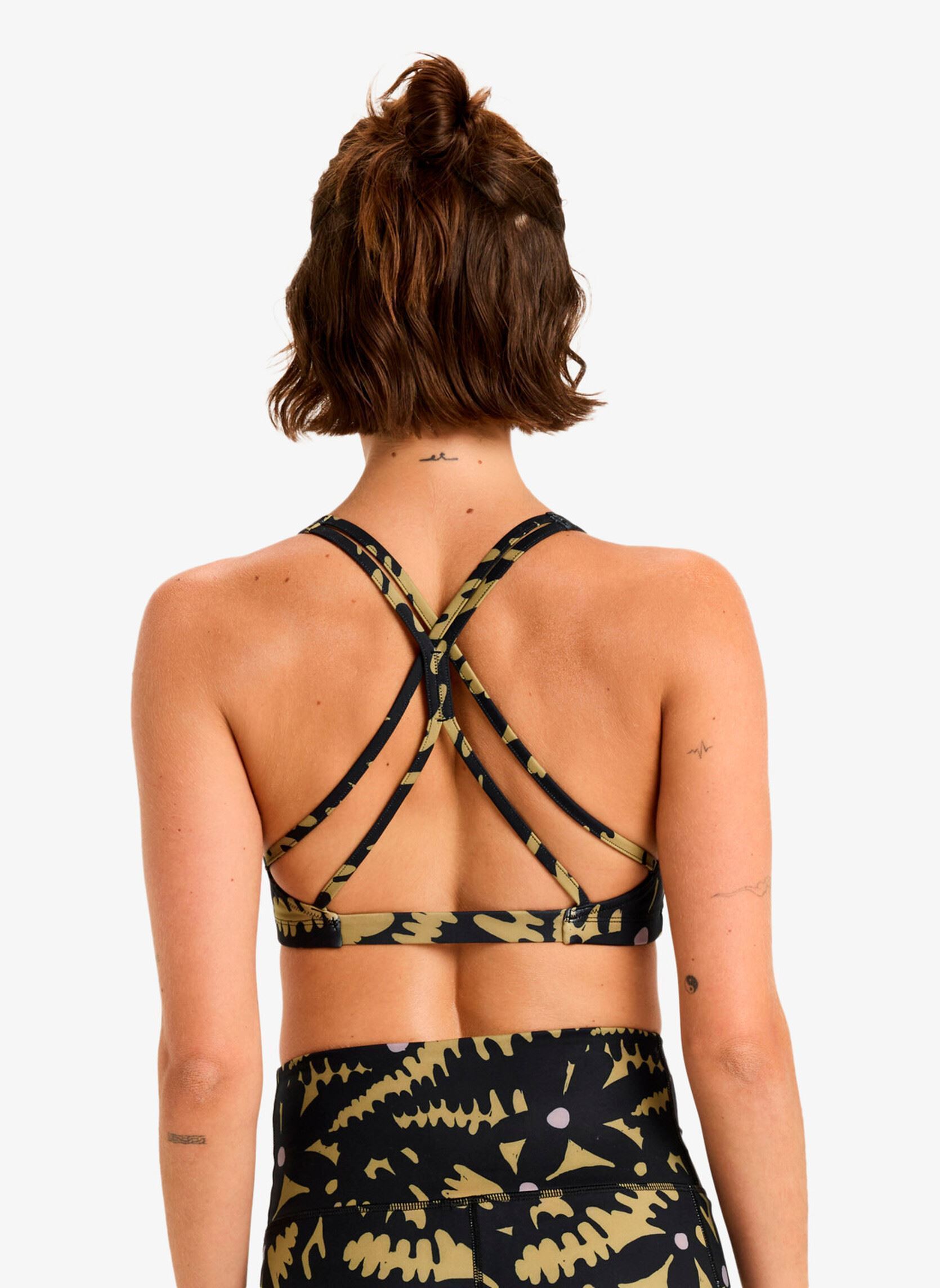 Bralette-Bikinioberteile Heart Into It Bra Pt damen schwarz Roxy Bralette-Bikinioberteile Heart Into It Bra Pt damen schwarz ANTHRACITE BIG FLOWERS