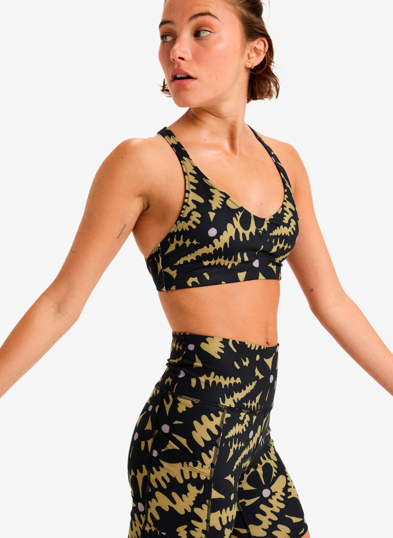Bralette-Bikinioberteile Heart Into It Bra Pt damen schwarz Roxy Bralette-Bikinioberteile Heart Into It Bra Pt damen schwarz ANTHRACITE BIG FLOWERS