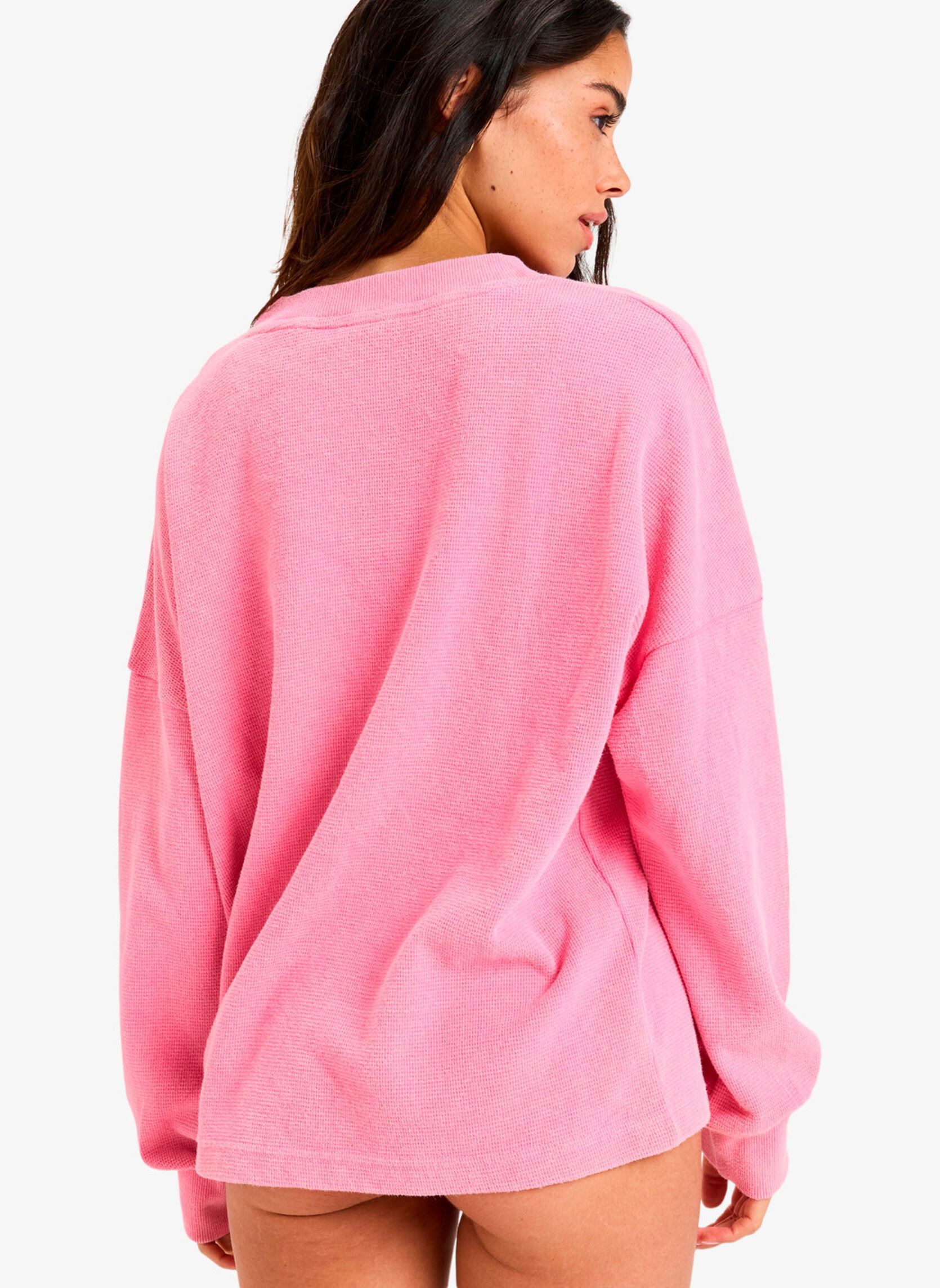 Sweater Eastside Midweight dames roze Roxy Sweater Eastside Midweight dames roze PINK COSMOS