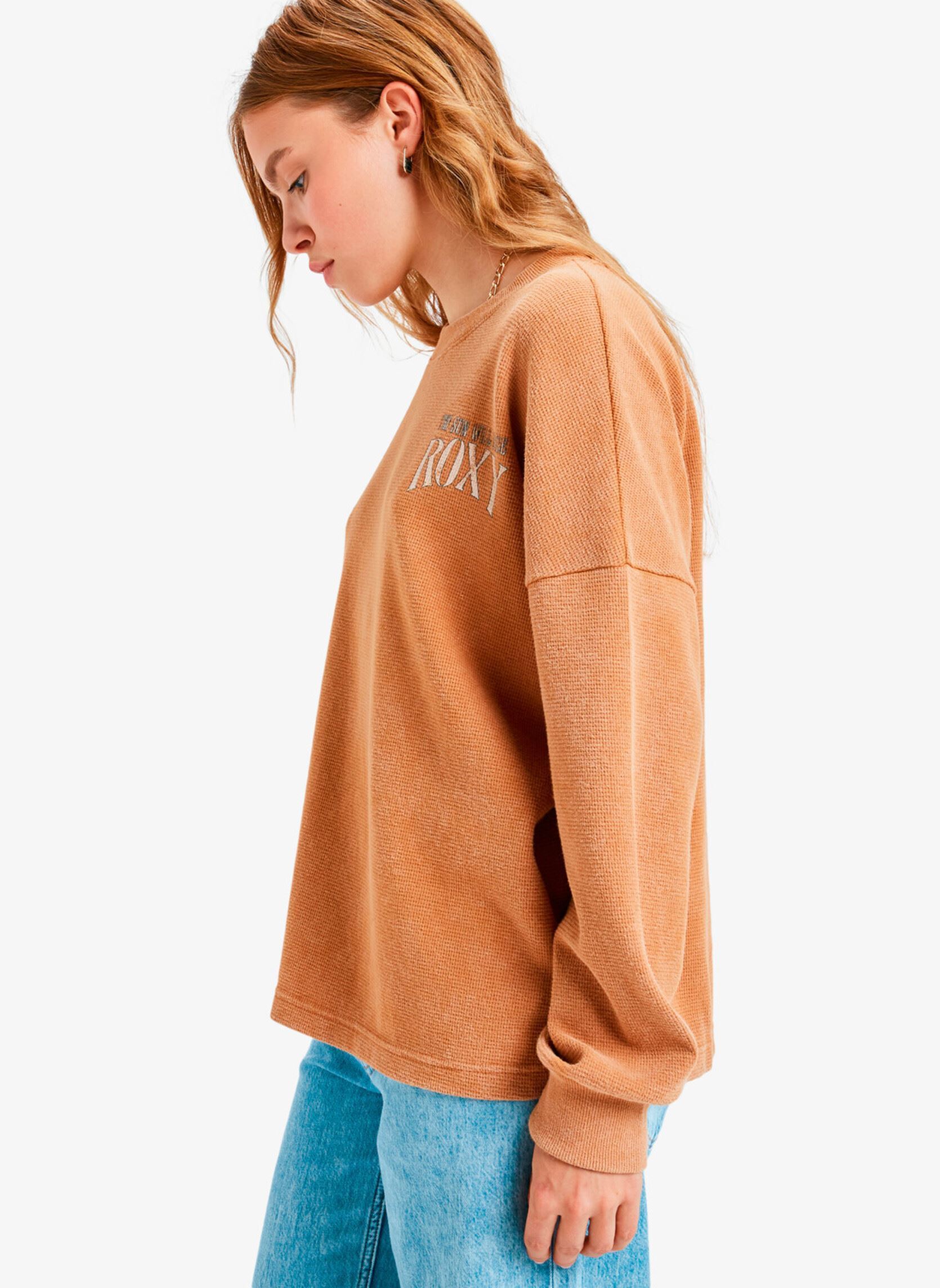 Sweatshirts Eastside Midweight damen braun Roxy Sweatshirts Eastside Midweight damen braun ALMOND