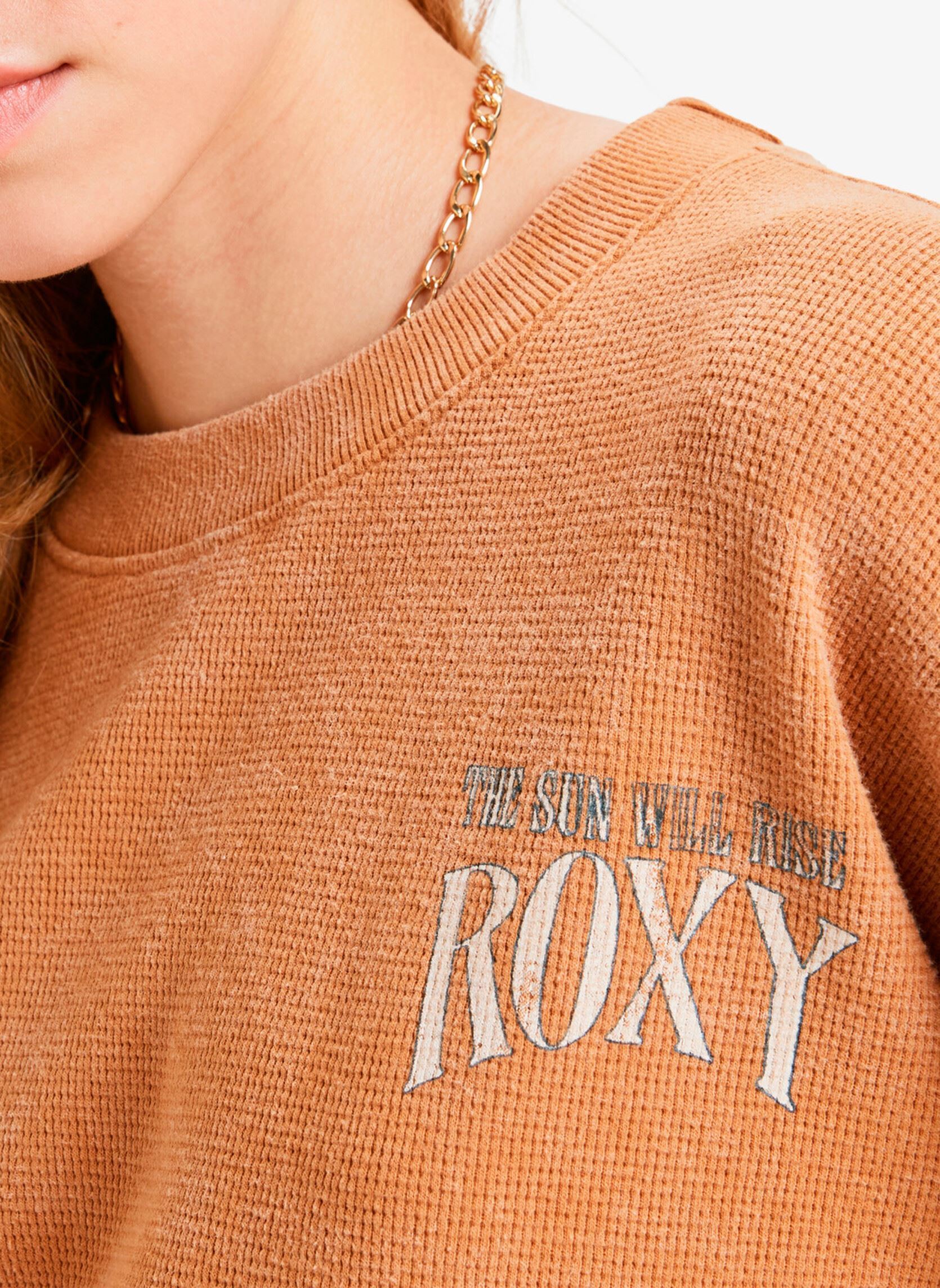 Sweatshirts Eastside Midweight damen braun Roxy Sweatshirts Eastside Midweight damen braun ALMOND