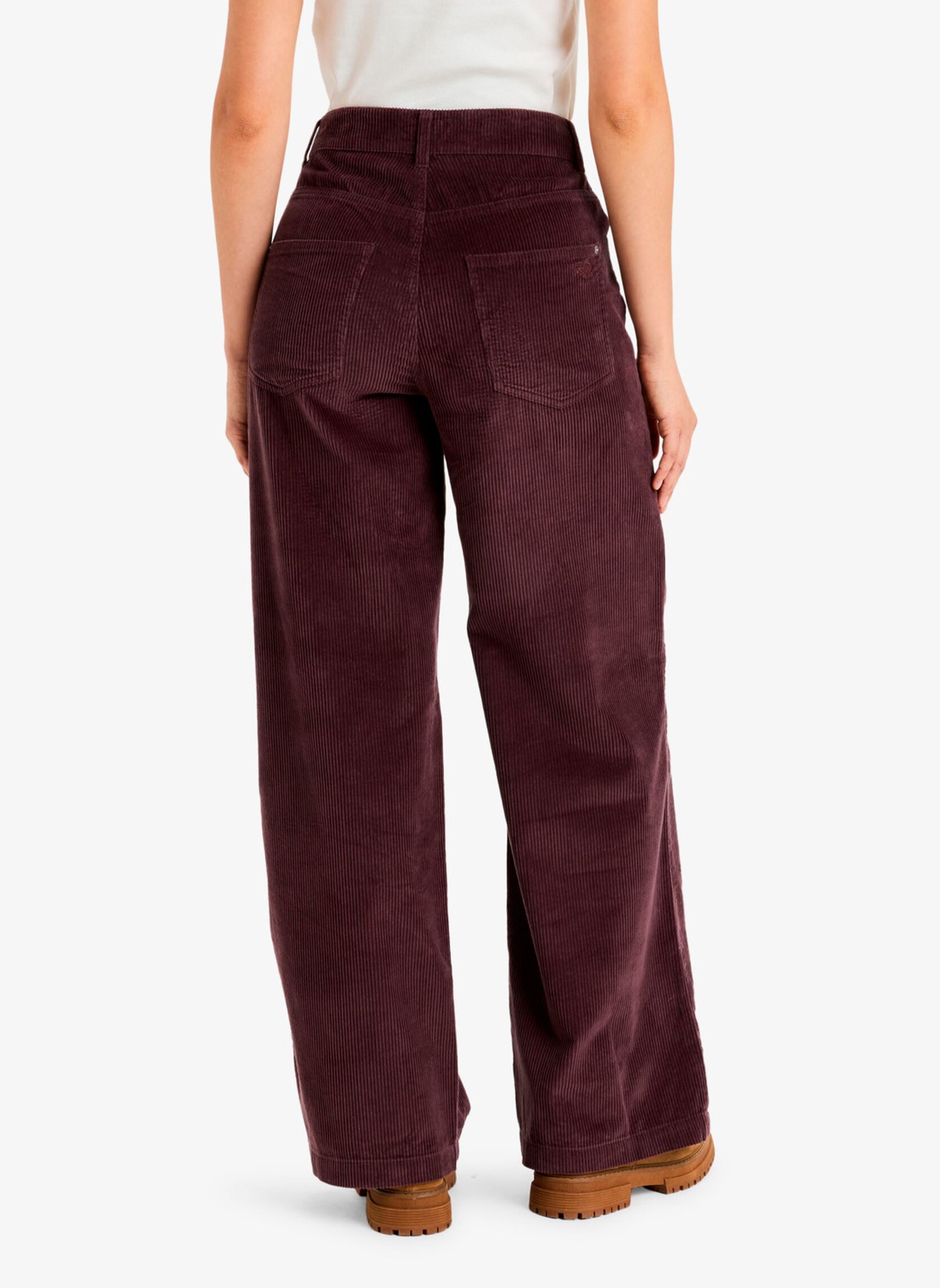 Weite Hosen Surf On Cloud Cord damen violett Roxy Weite Hosen Surf On Cloud Cord damen violett HUCKLEBERRY