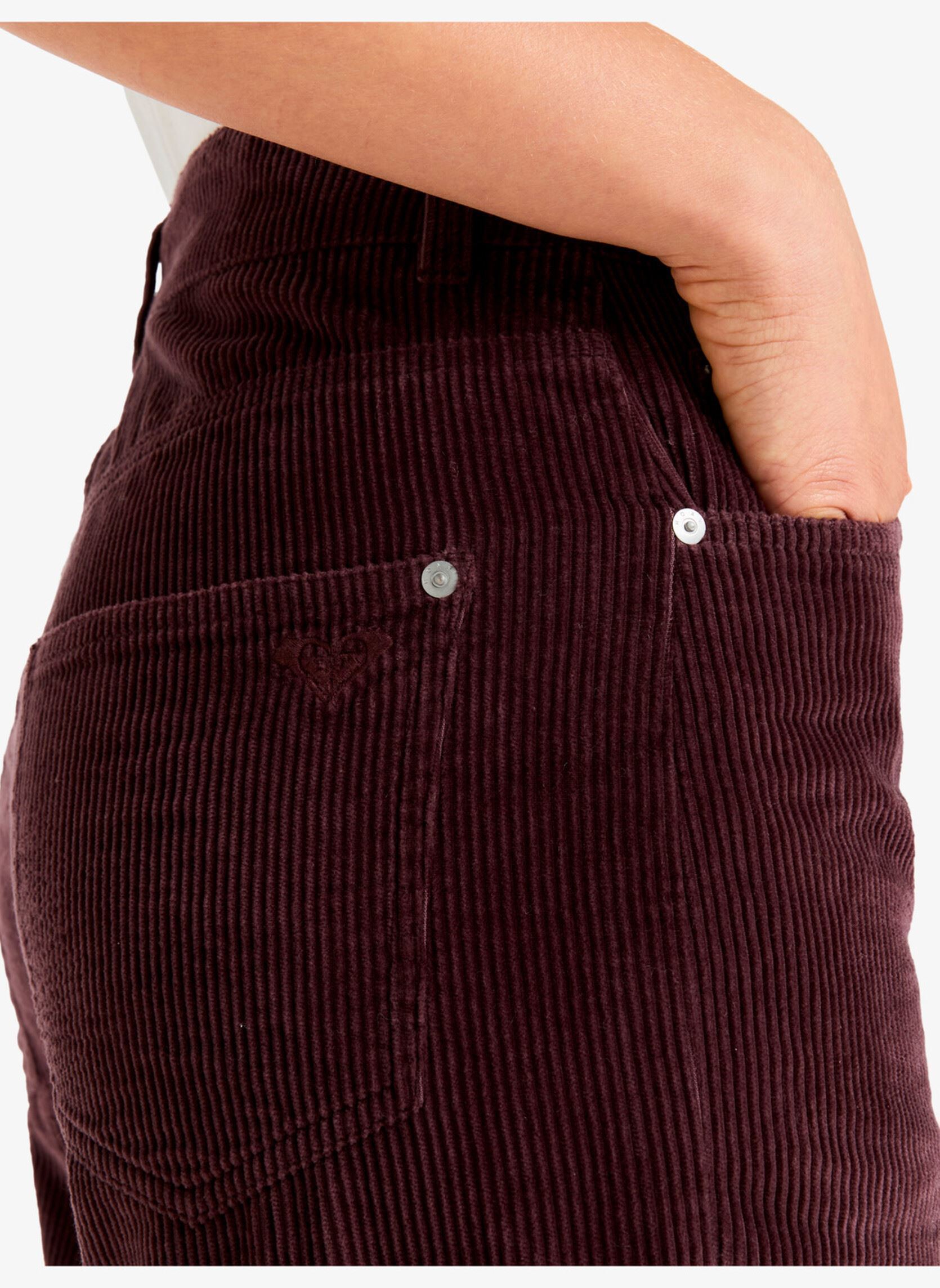 Weite Hosen Surf On Cloud Cord damen violett Roxy Weite Hosen Surf On Cloud Cord damen violett HUCKLEBERRY