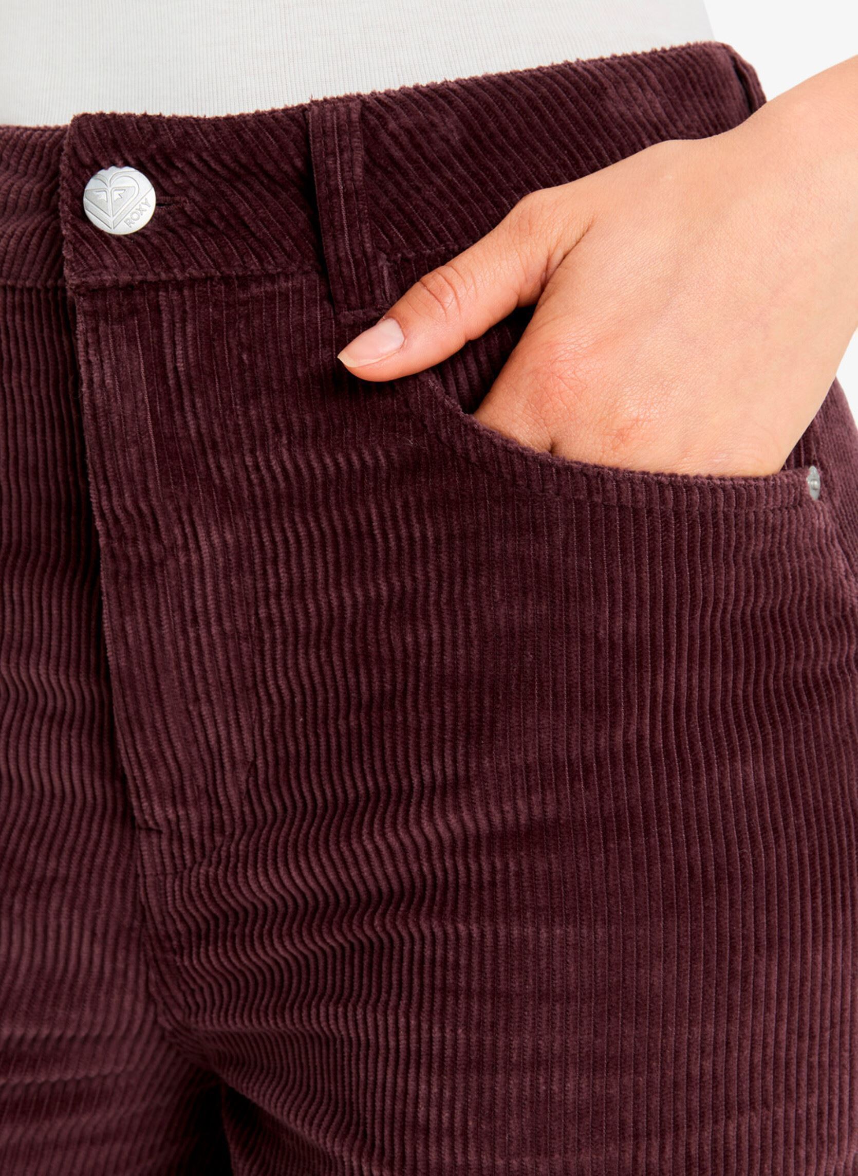 Weite Hosen Surf On Cloud Cord damen violett Roxy Weite Hosen Surf On Cloud Cord damen violett HUCKLEBERRY