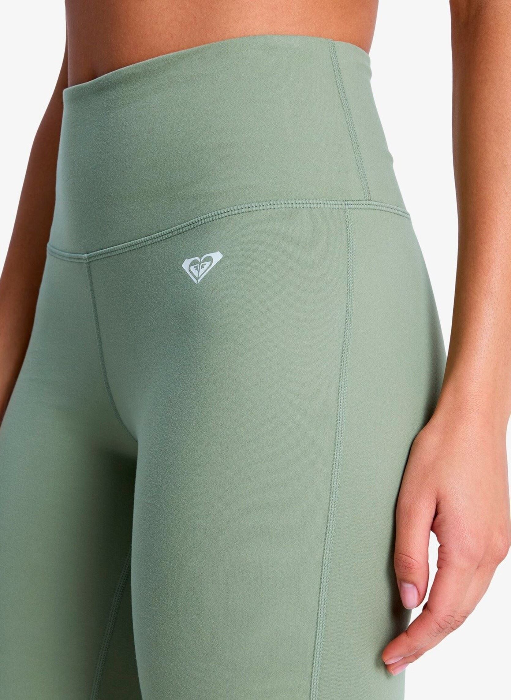 Leggings Heart Into It Ankle Legging femme vert Roxy Leggings Heart Into It Ankle Legging femme vert OIL GREEN