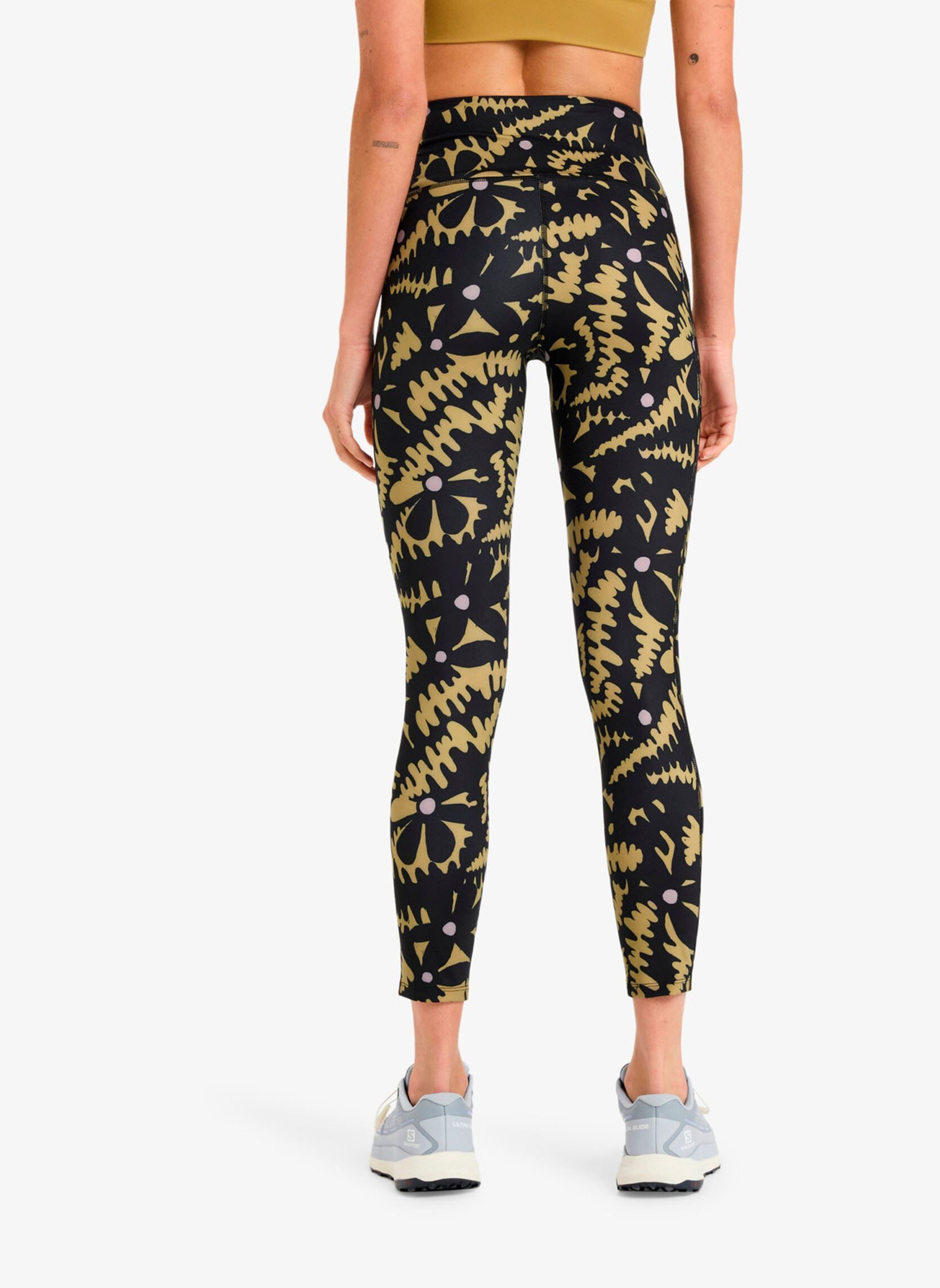 Leggings Heart Into It Ankle Legging Pt femme noir Roxy Leggings Heart Into It Ankle Legging Pt femme noir ANTHRACITE BIG FLOWERS