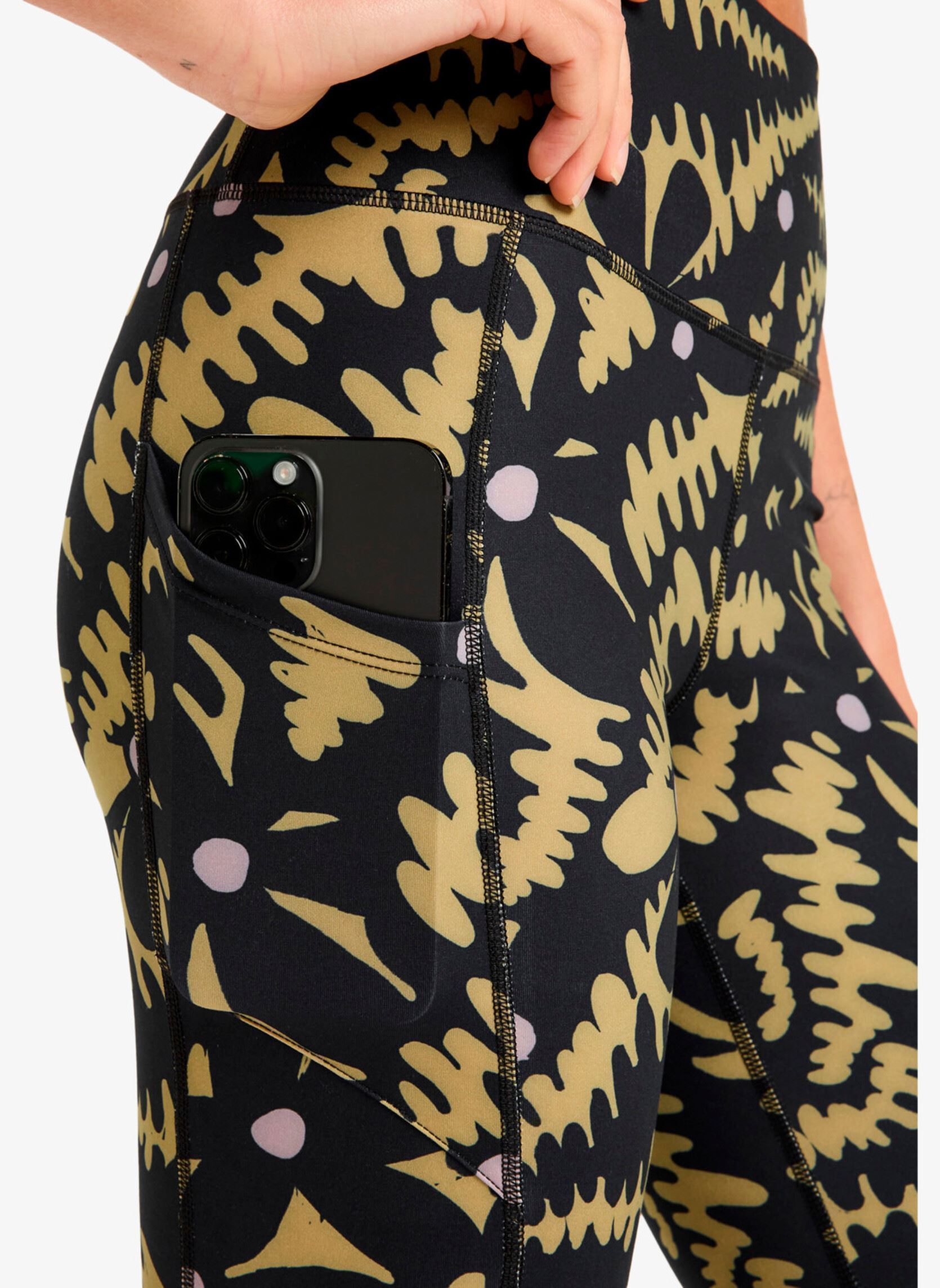 Leggings Heart Into It Ankle Legging Pt femme noir Roxy Leggings Heart Into It Ankle Legging Pt femme noir ANTHRACITE BIG FLOWERS