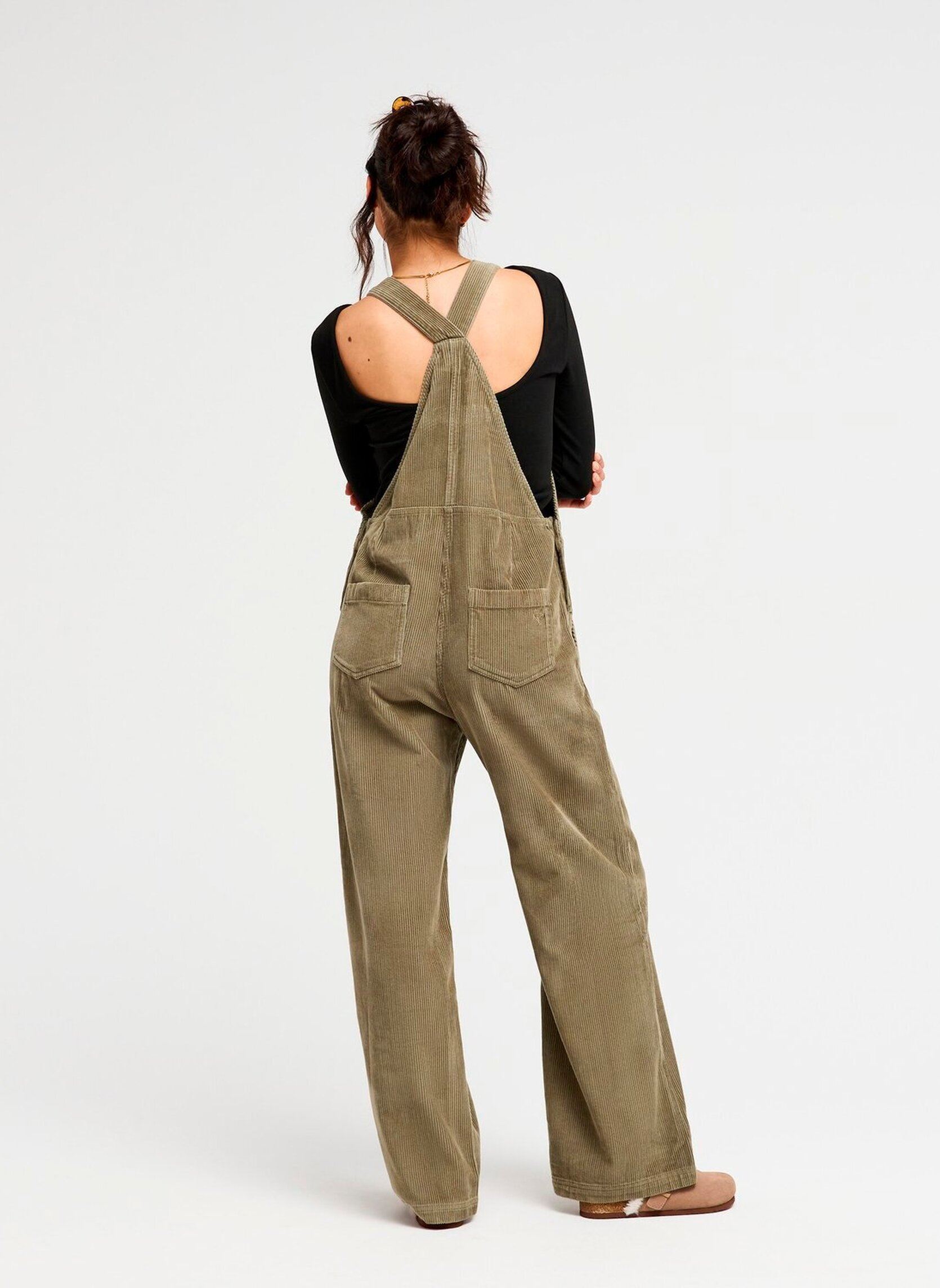 Salopettes Trailblazer Overall femme kaki Roxy Salopettes Trailblazer Overall femme kaki OIL GREEN