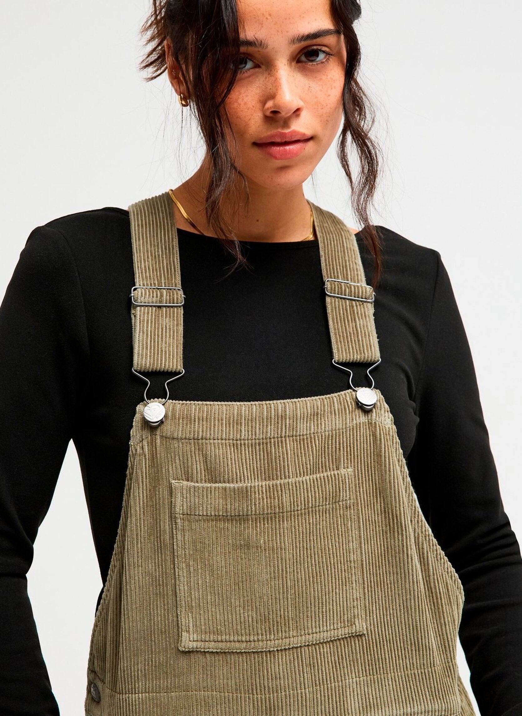 Salopettes Trailblazer Overall femme kaki Roxy Salopettes Trailblazer Overall femme kaki OIL GREEN