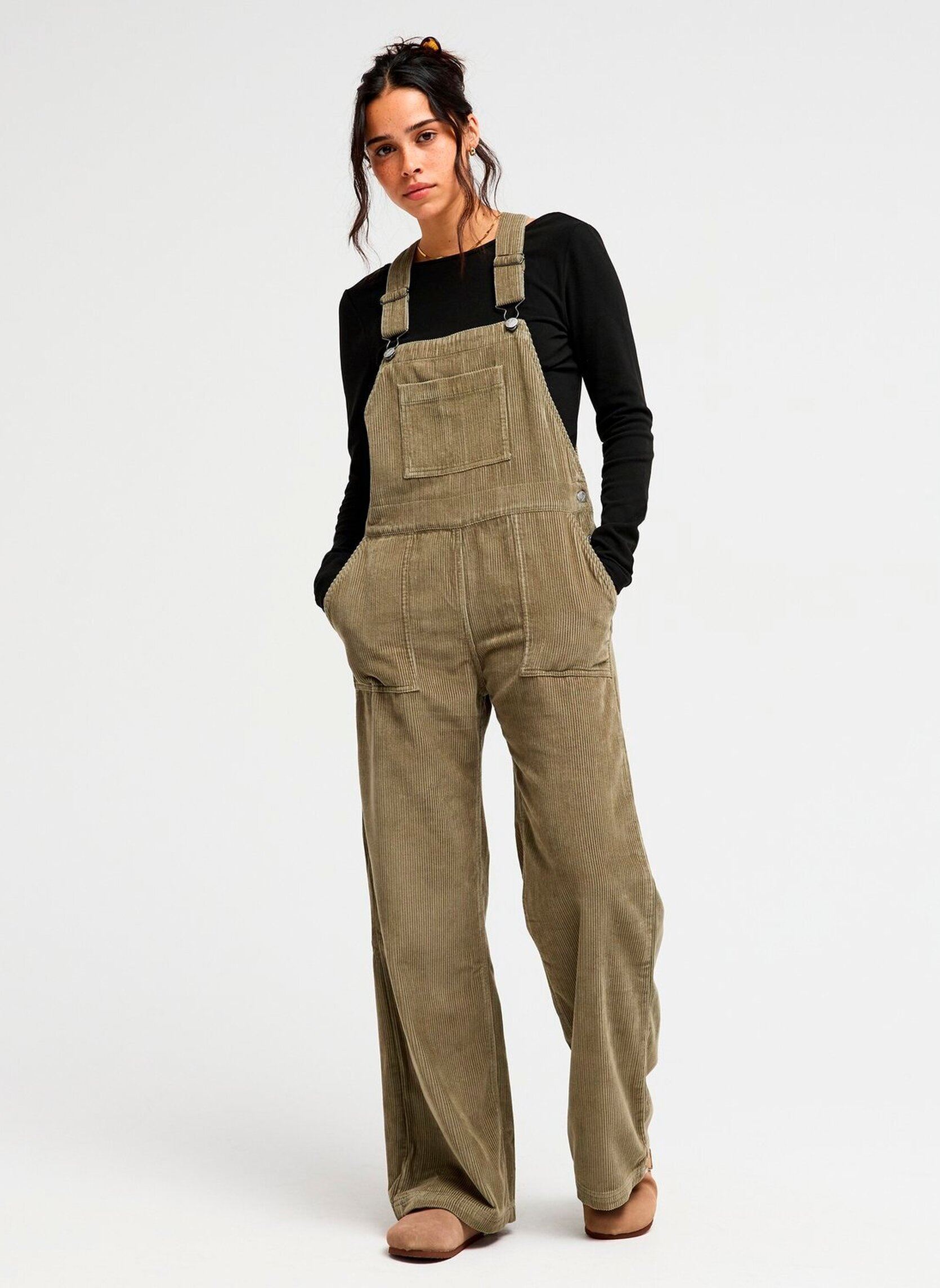 Salopettes Trailblazer Overall femme kaki Roxy Salopettes Trailblazer Overall femme kaki OIL GREEN