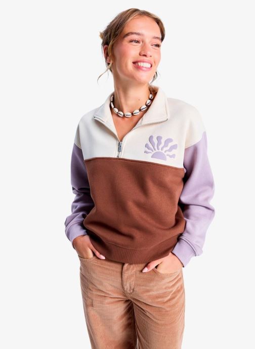 Roxy Sweater View Point Block dames bruin