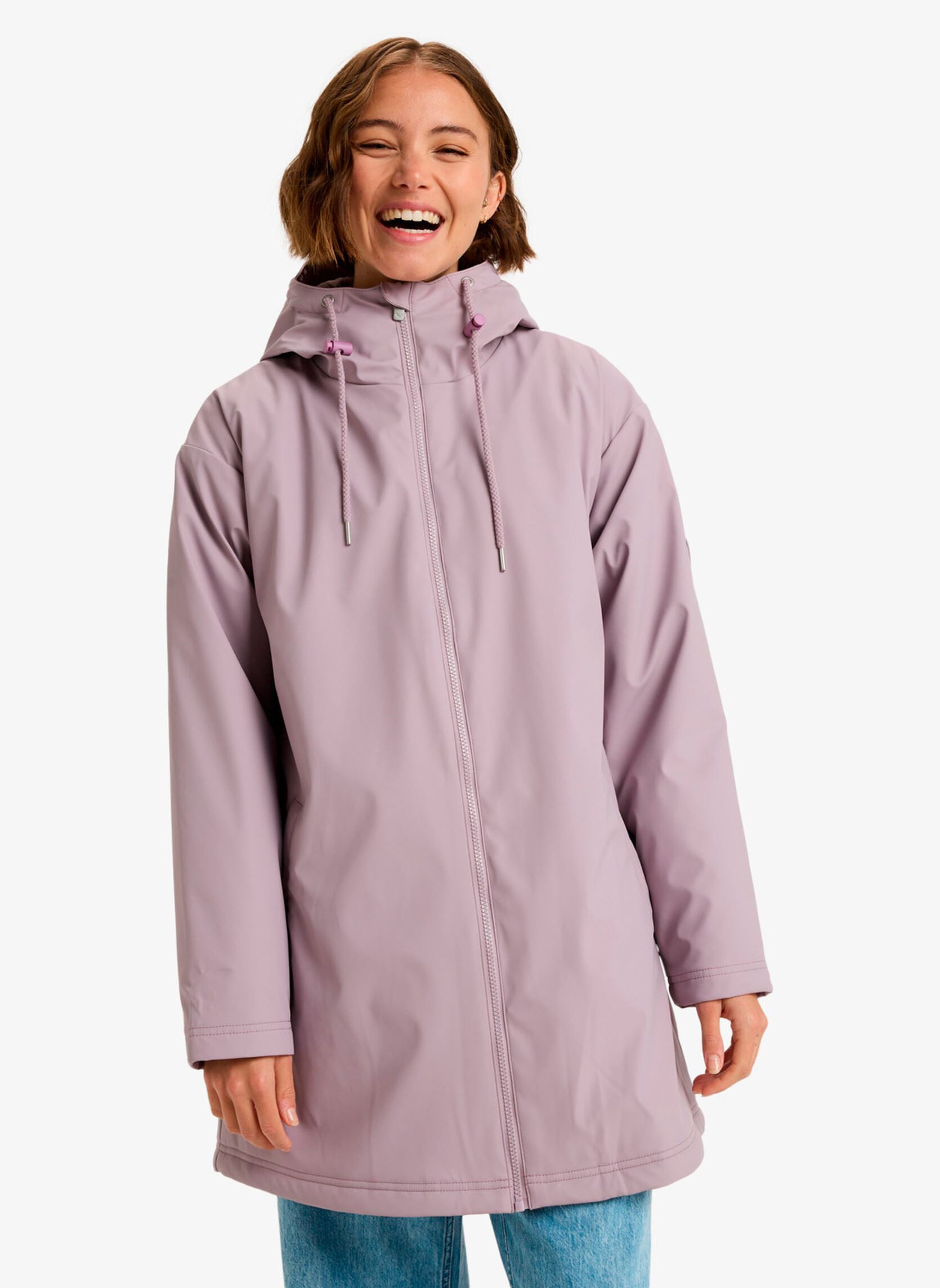 Manteau Roxy RAIN ROAD POLAR ZIP EU - vue 2
