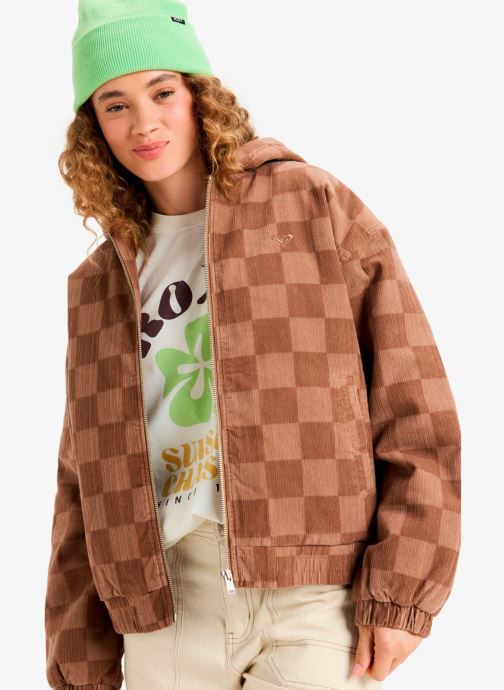 Roxy Blousons Feels Good Corduroy femme marron