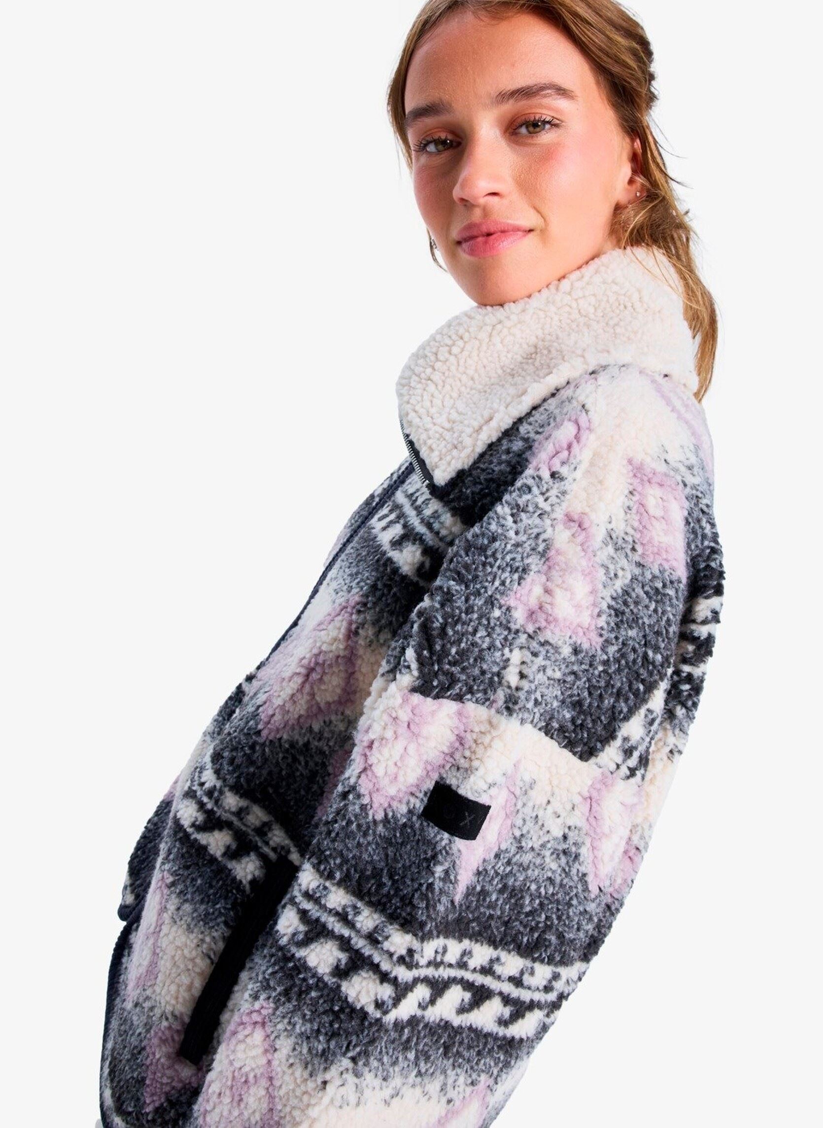 Fleece truien Feels Like Winter dames meerkleurig Roxy Fleece truien Feels Like Winter dames meerkleurig PARCHMENT FEEL LIKE WINTER