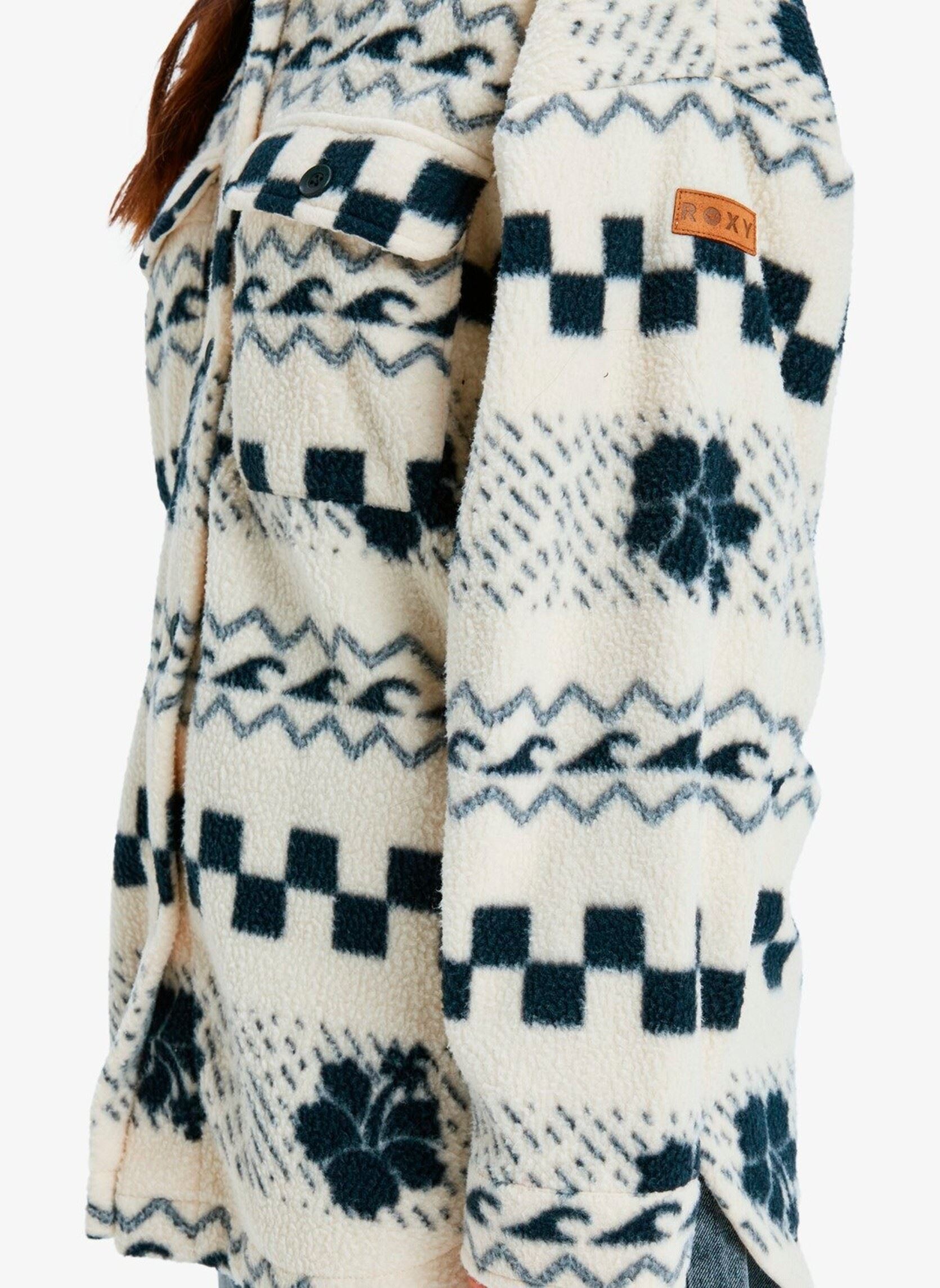 Vestes polaires Morning Crush Shacket femme beige Roxy Vestes polaires Morning Crush Shacket femme beige PARCHMENT MORNING CRUSH